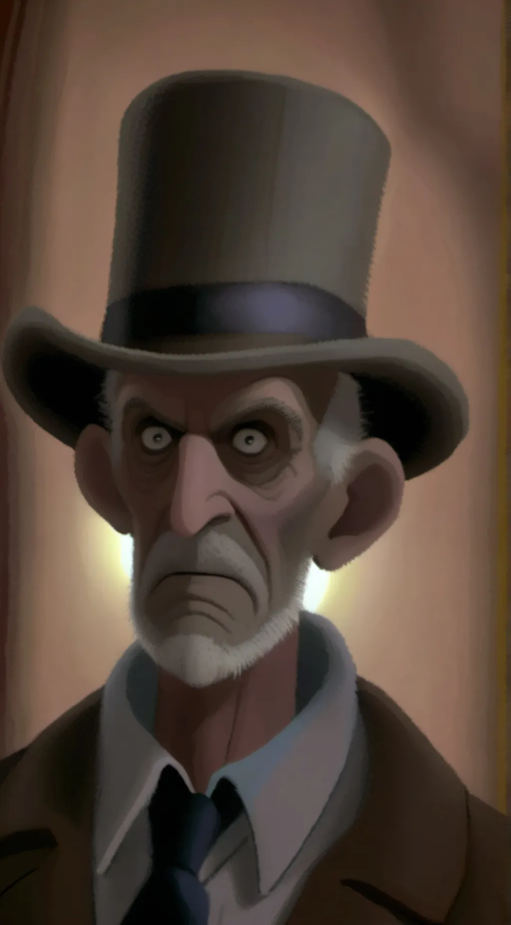 ai character: creep background