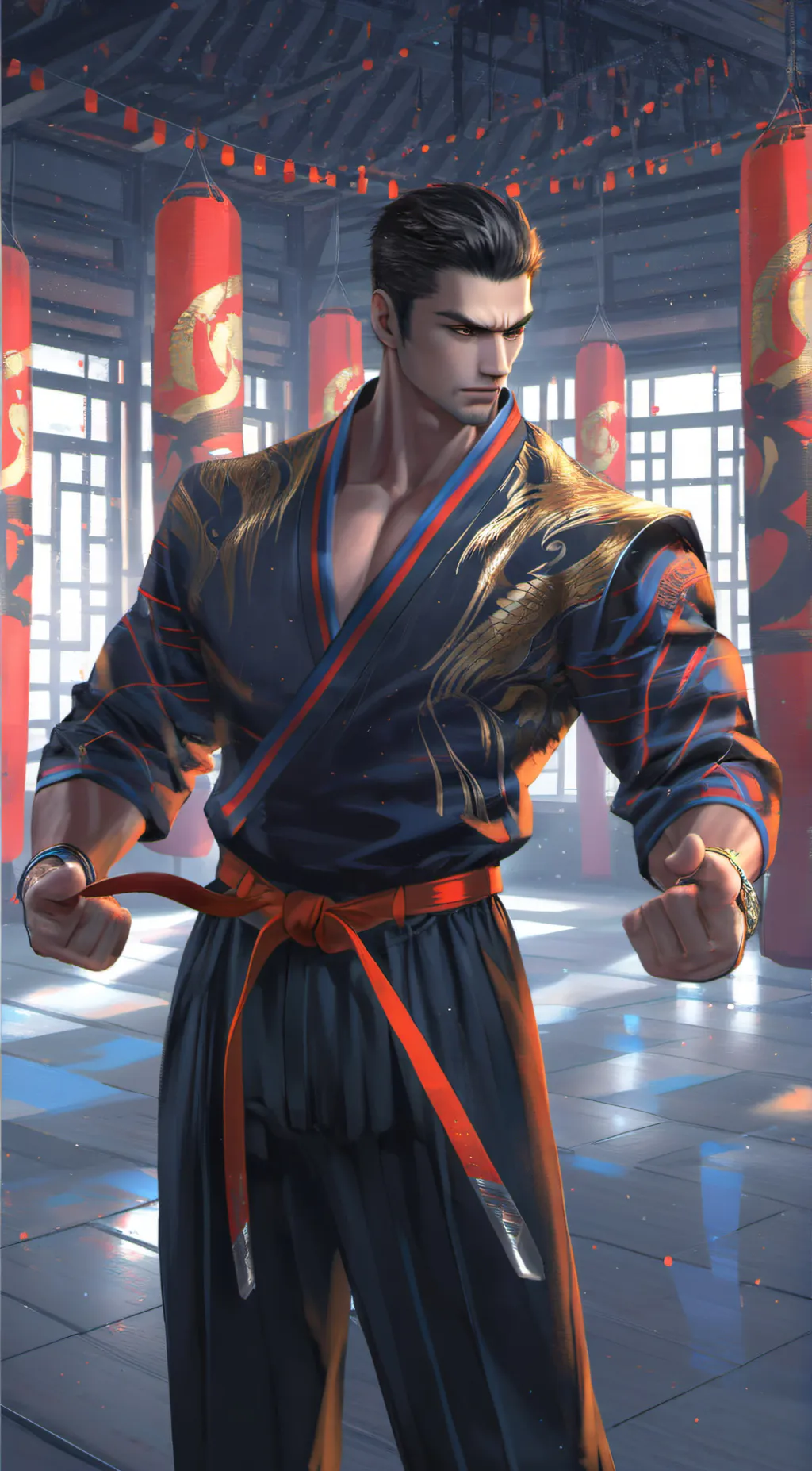 ai character: Kenji background