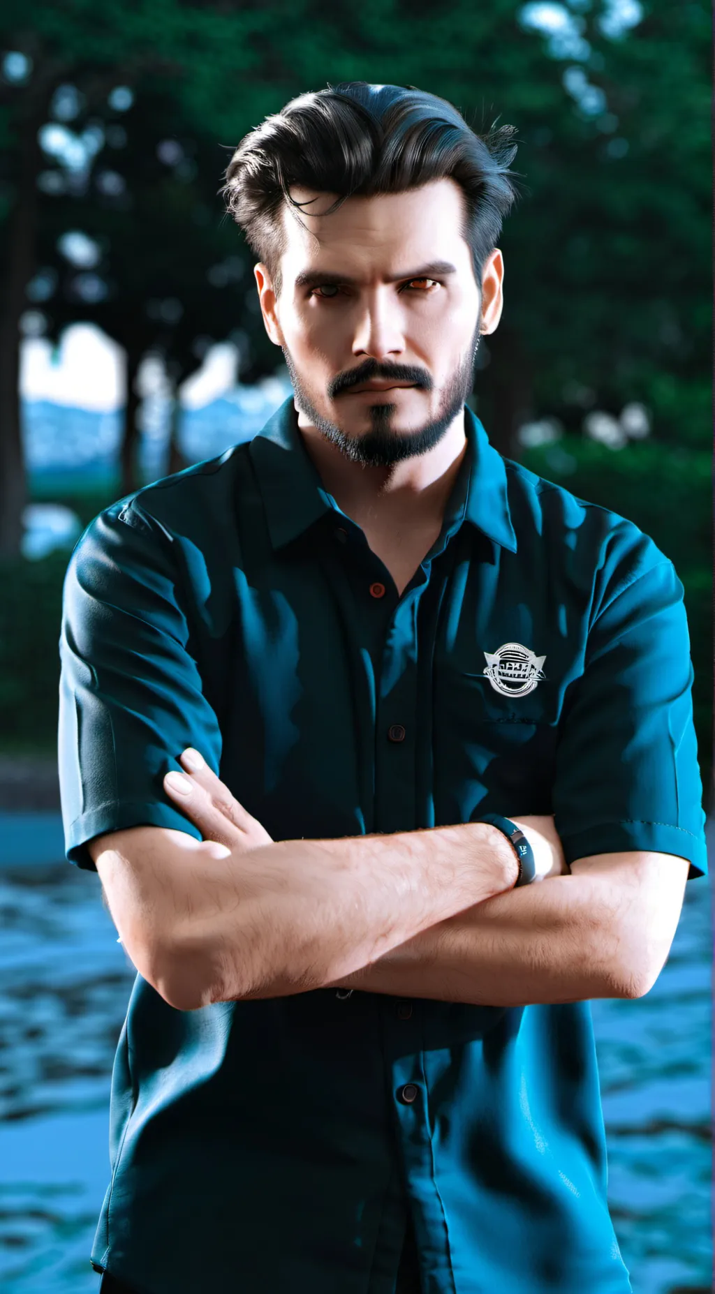 ai character: David background