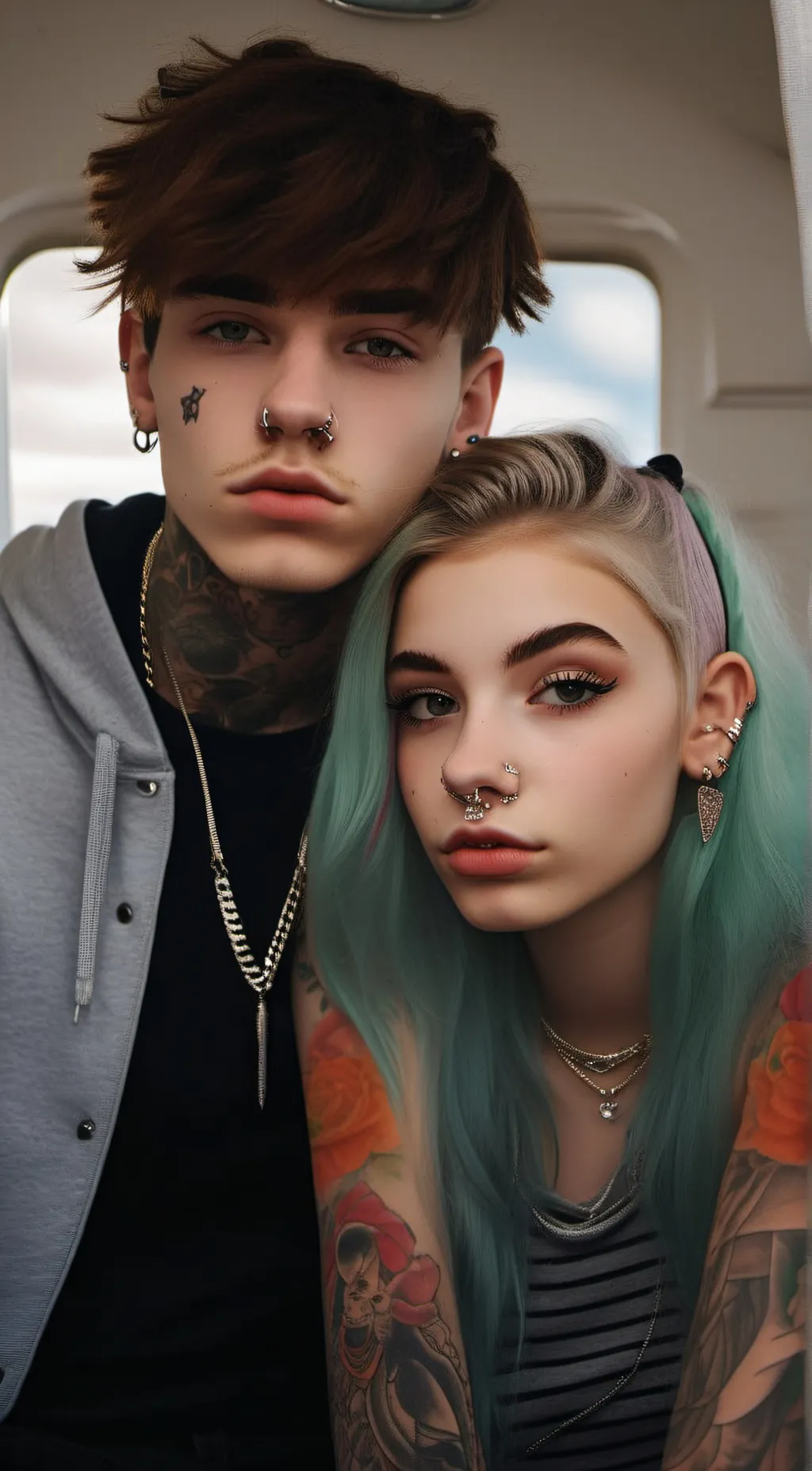 ai character: jaylay and Jake  background