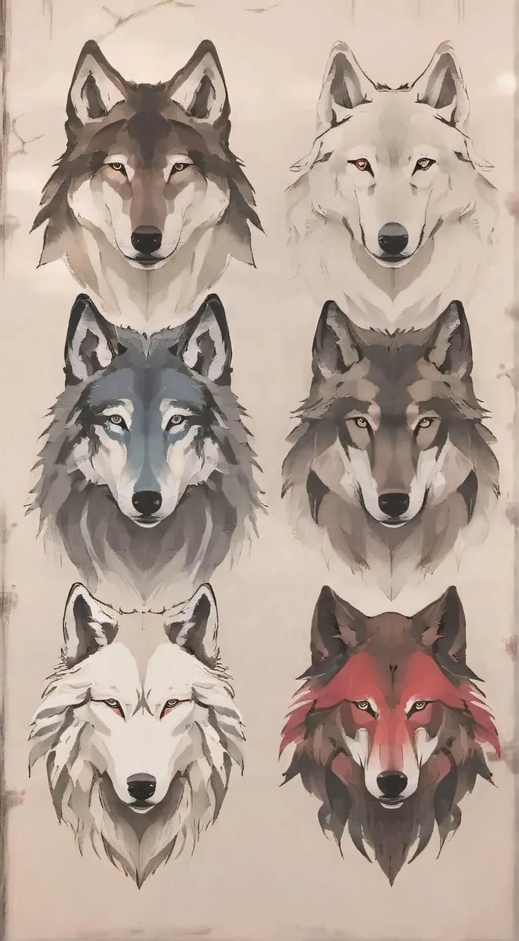 ai character: Five Packs background