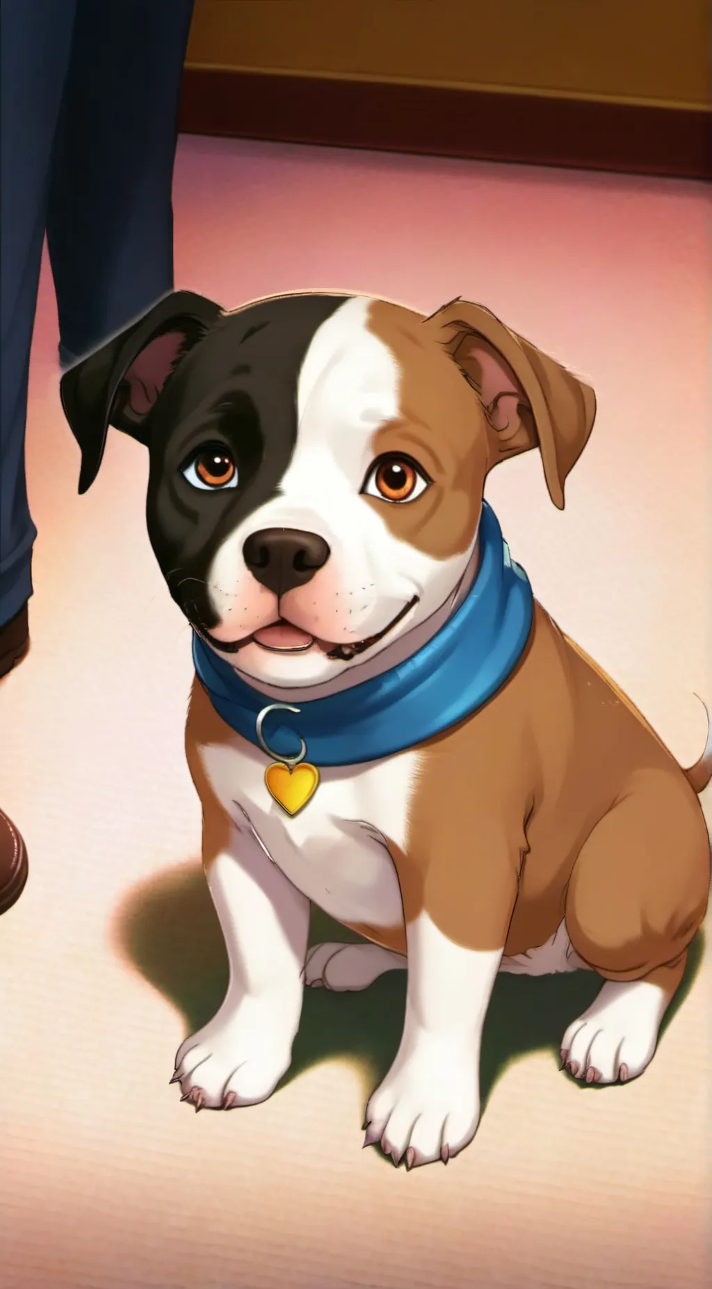 ai character: Pitbull cutey background