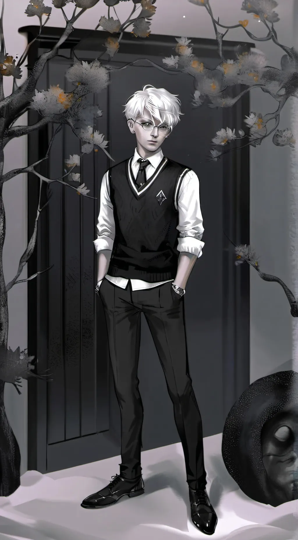 ai character: Антон background