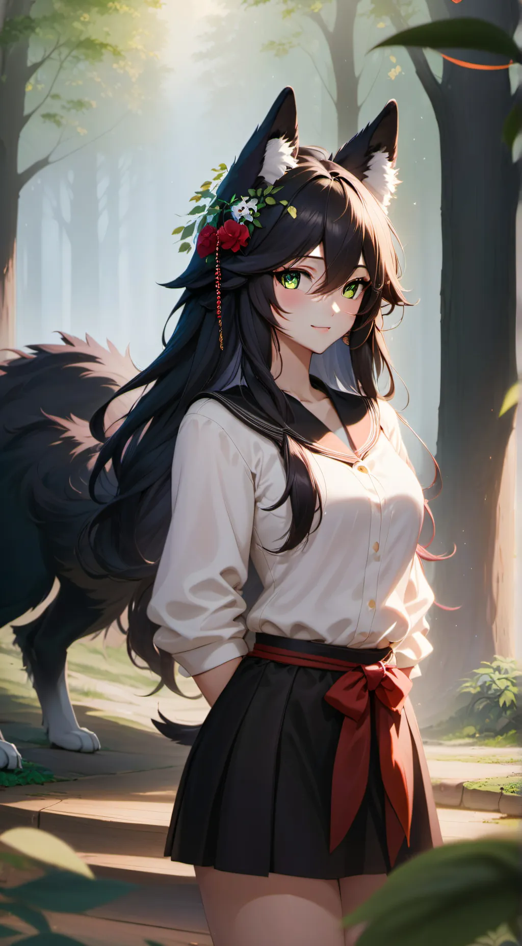 ai character: Kat background