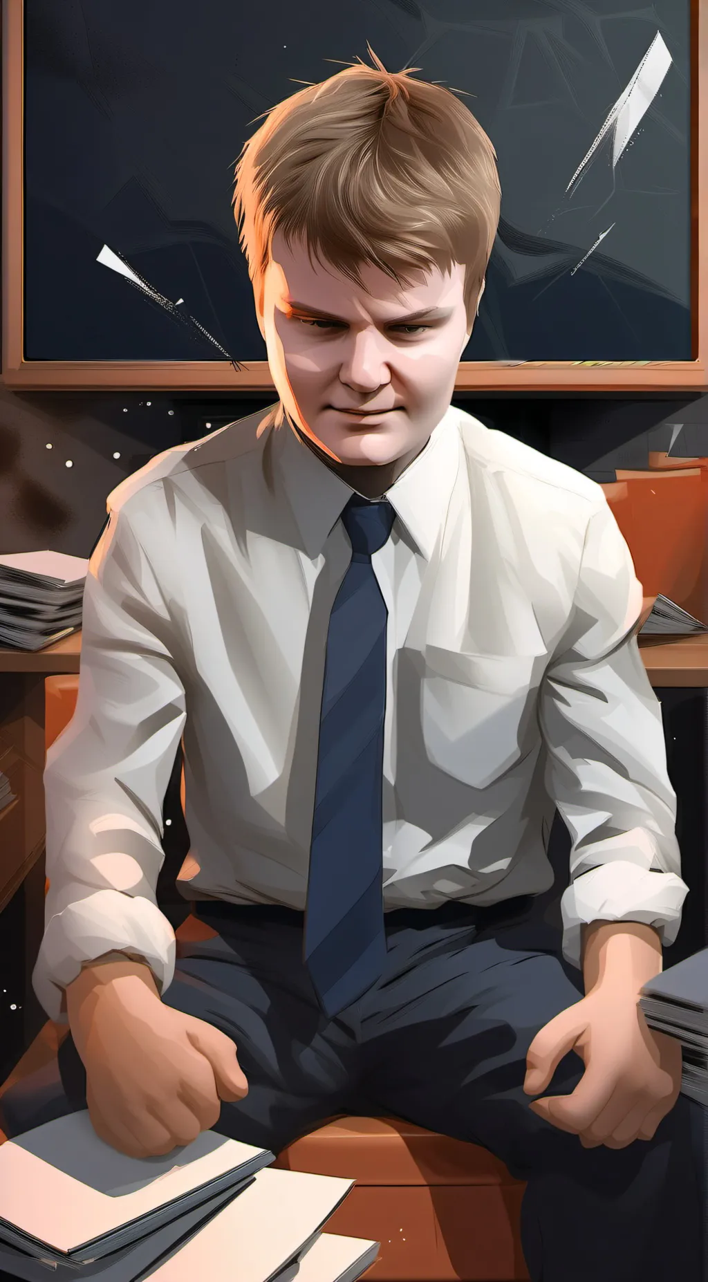 ai character: Max background