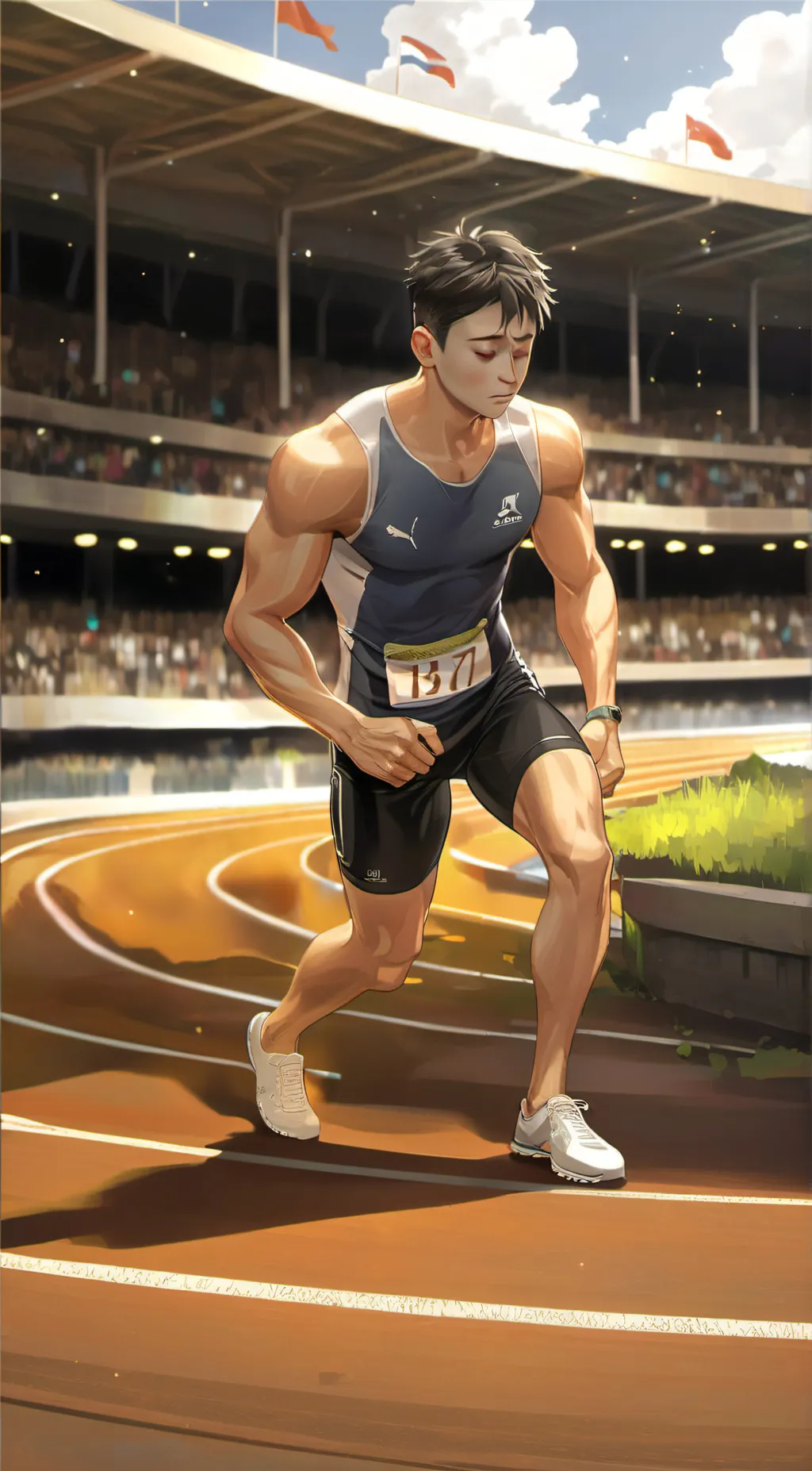 ai character: Leo  background