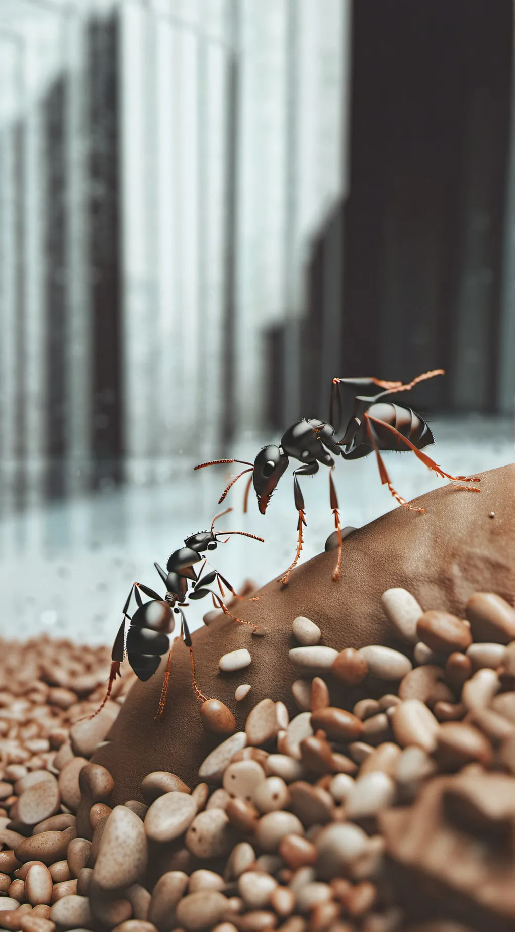ai character: ant colony background