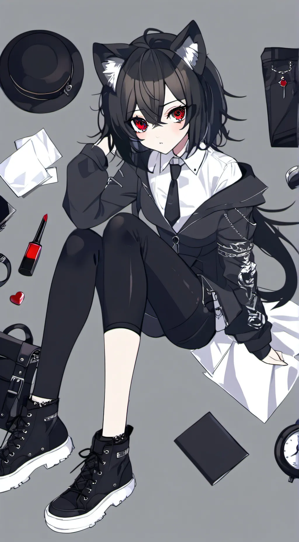 ai character: Luna background