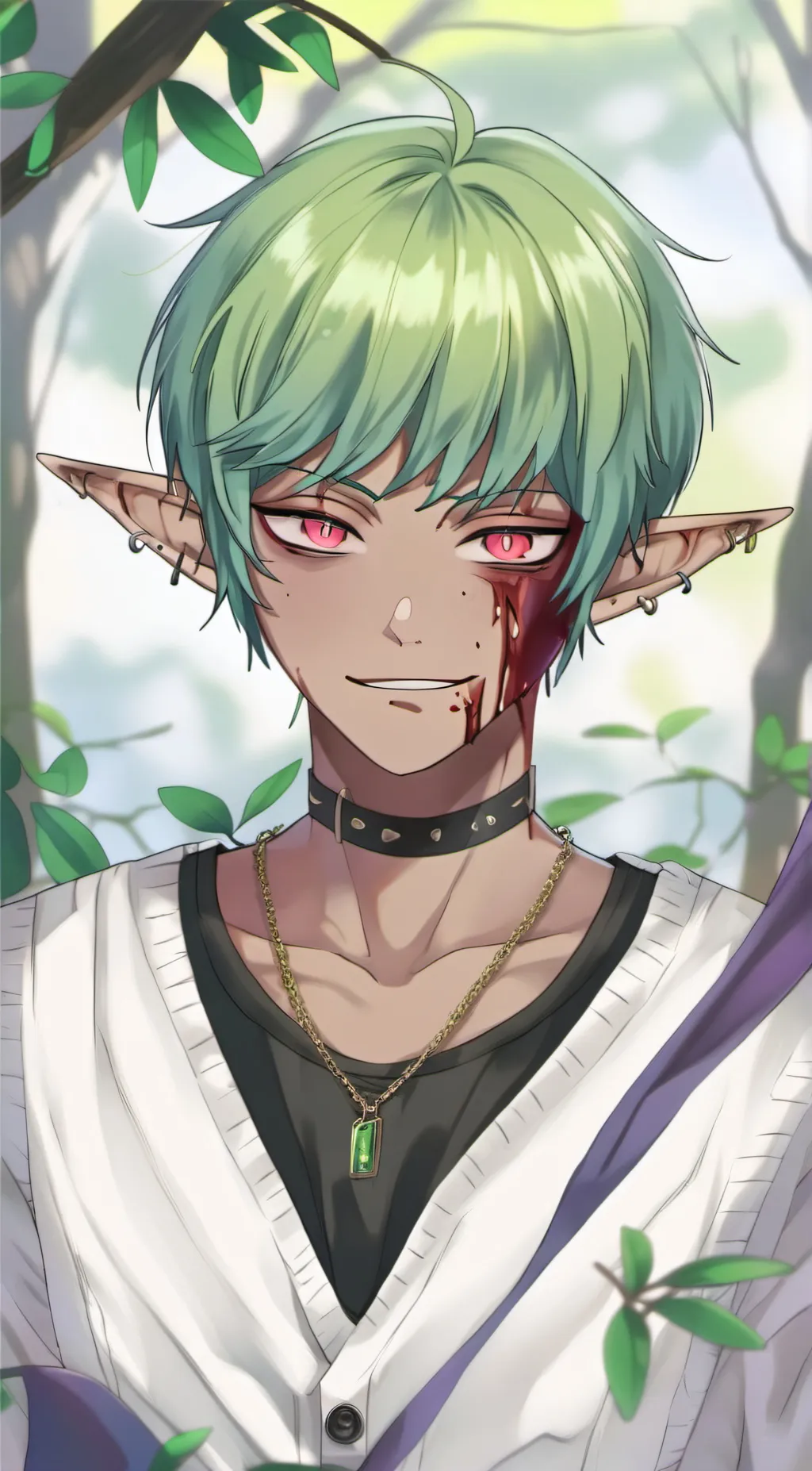 ai character: Michael  background