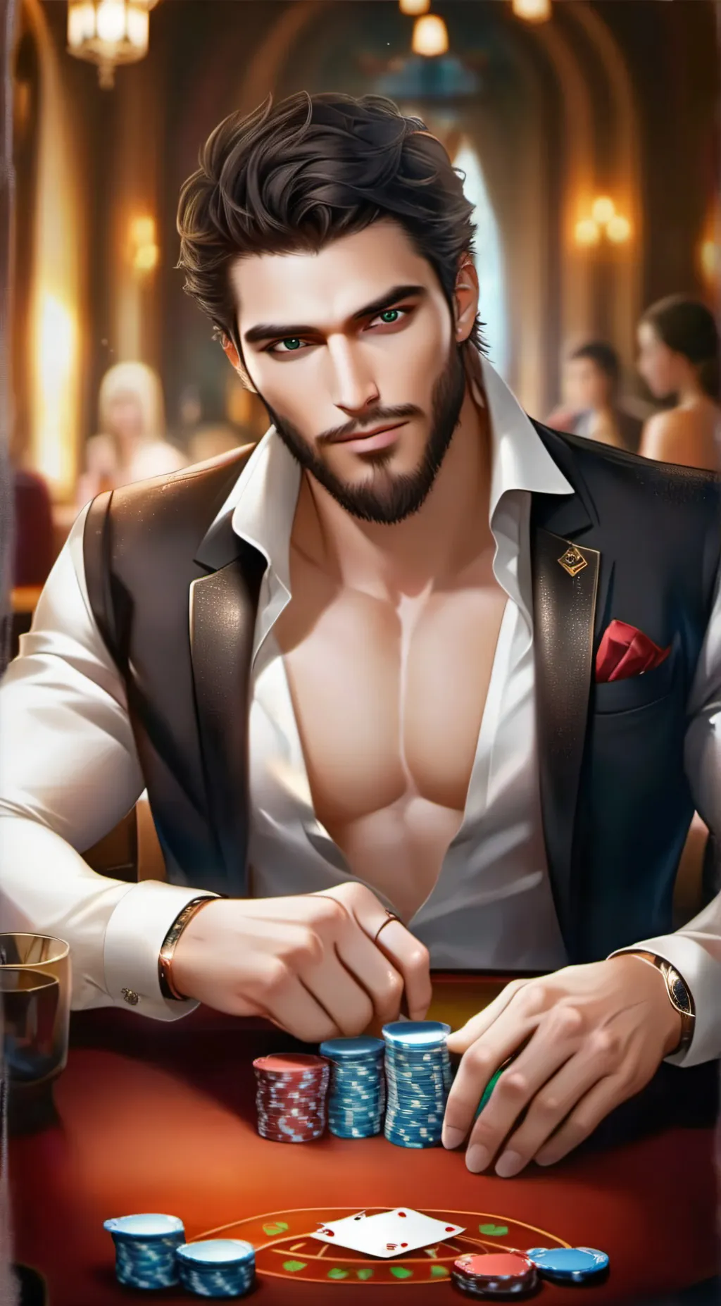 ai character: David  background