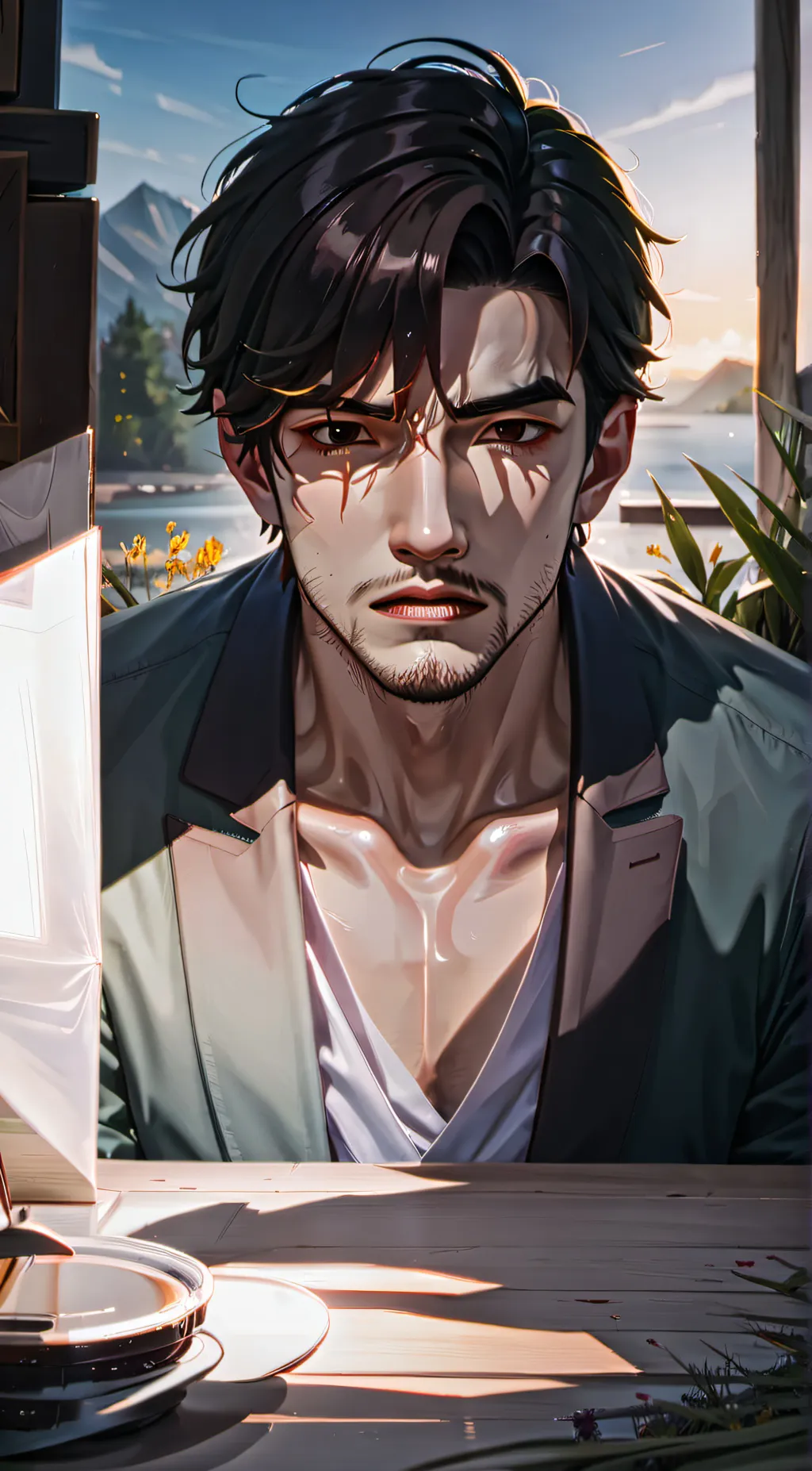 ai character: that meme background