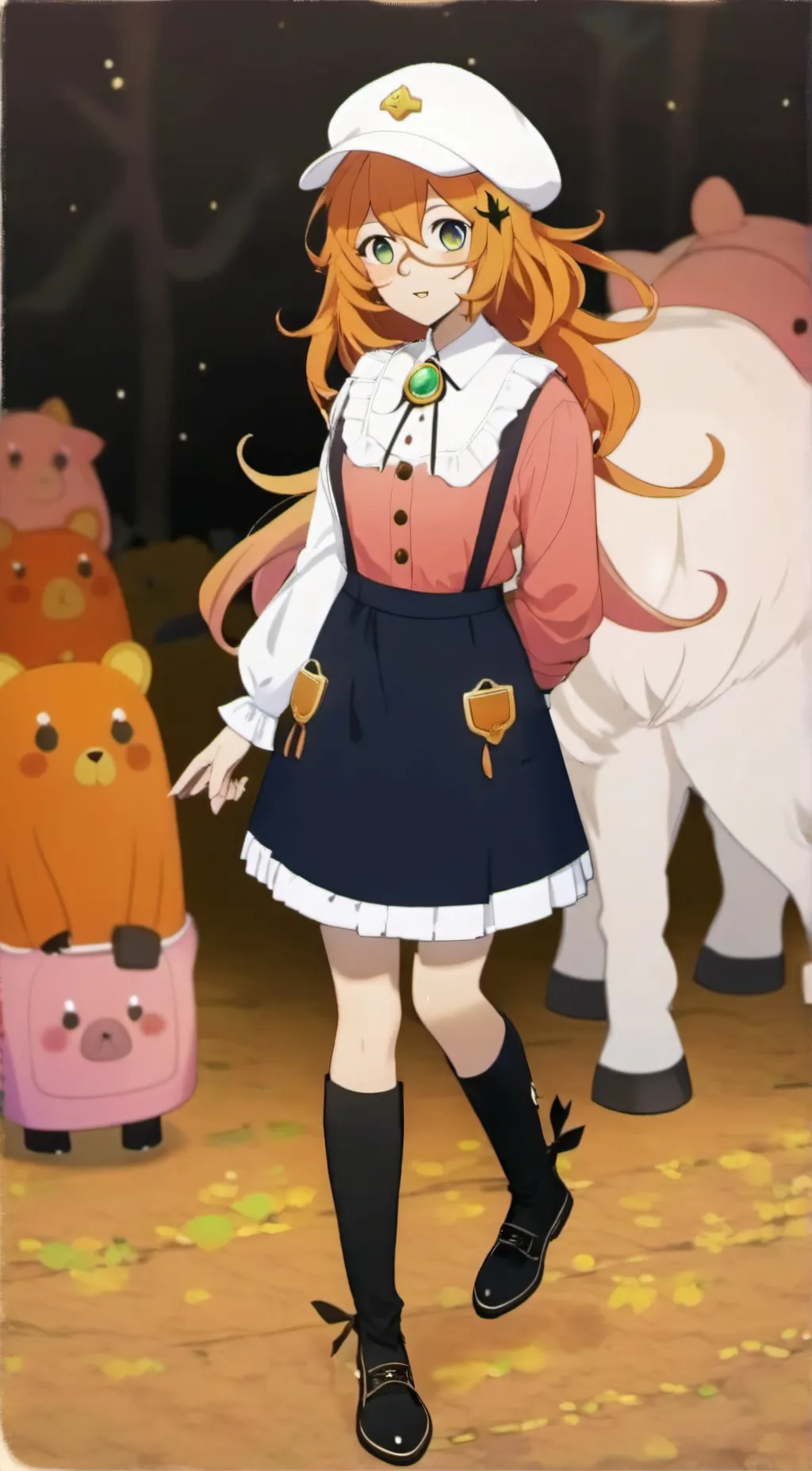 ai character: °Elizabeth afton background