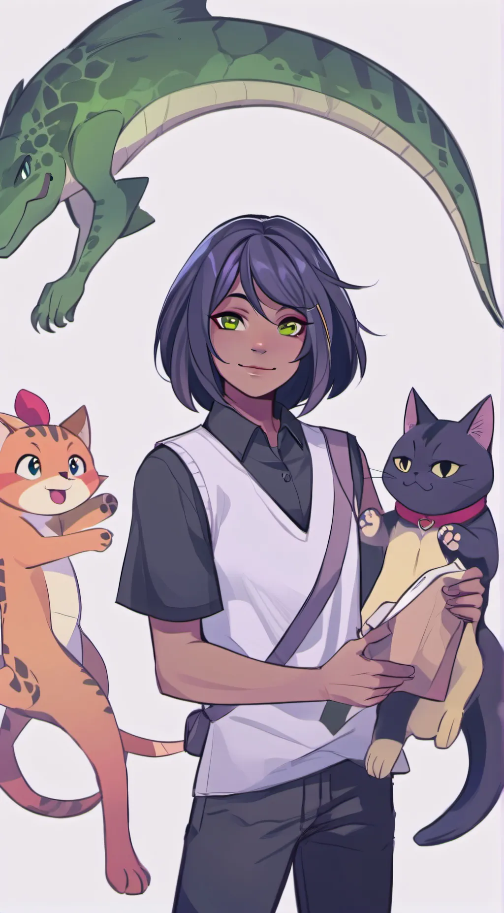 ai character: Leo background