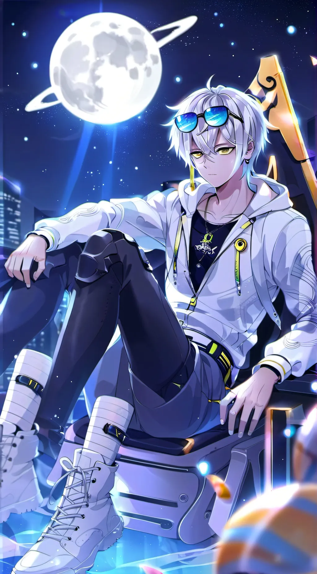 ai character: Leo background