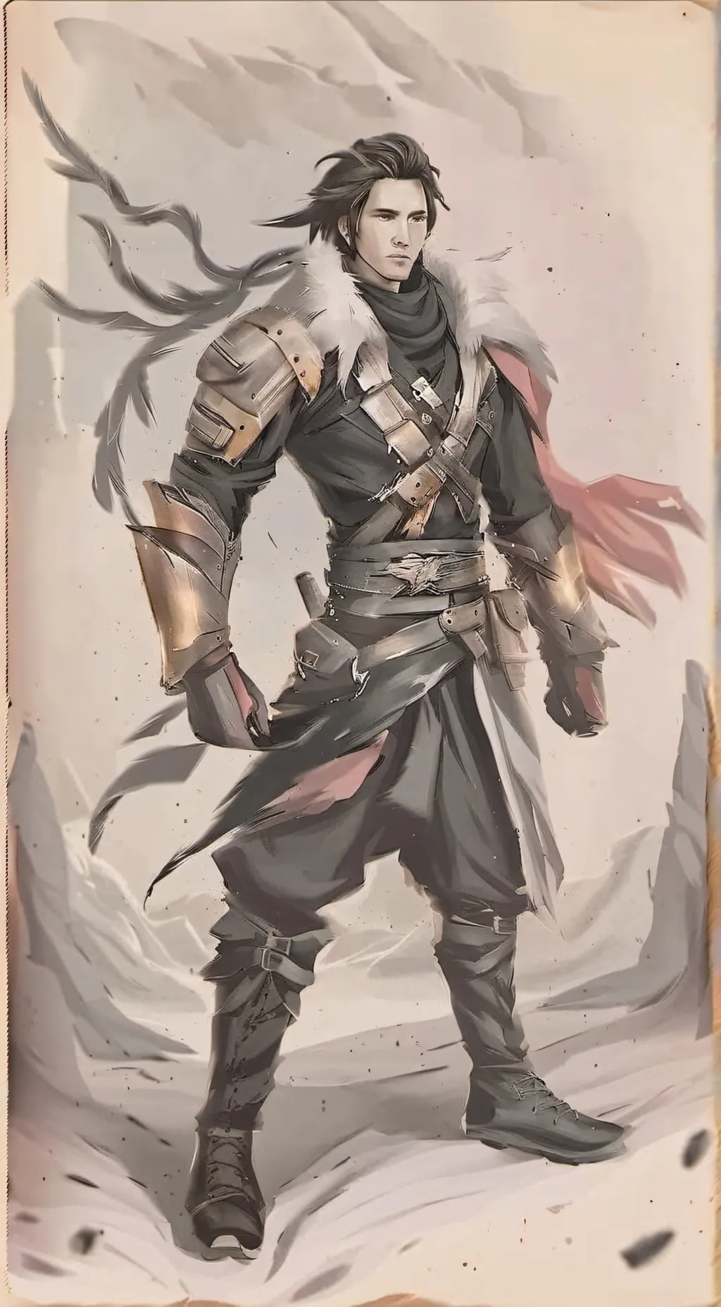 ai character: Hang background