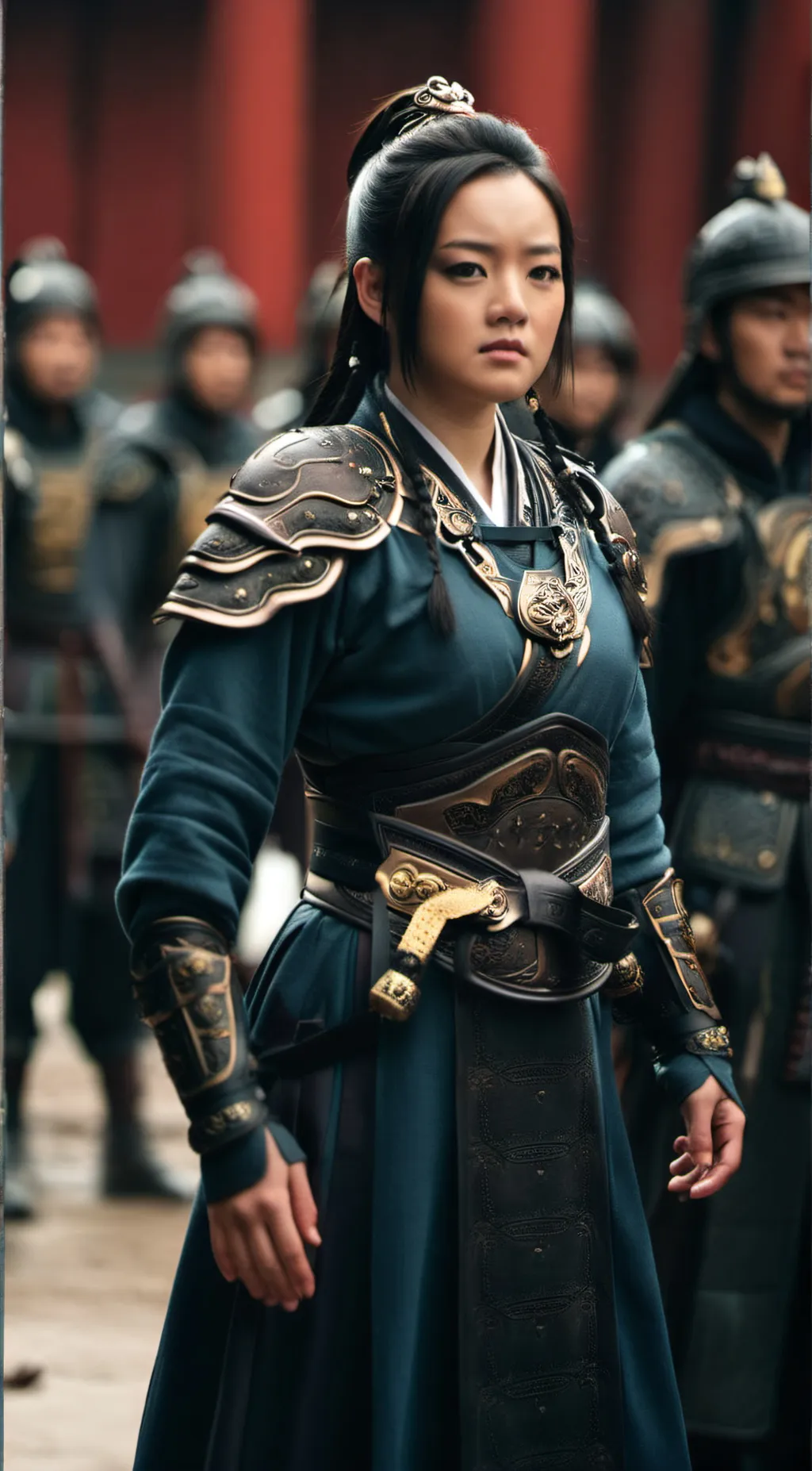 ai character: Azula background