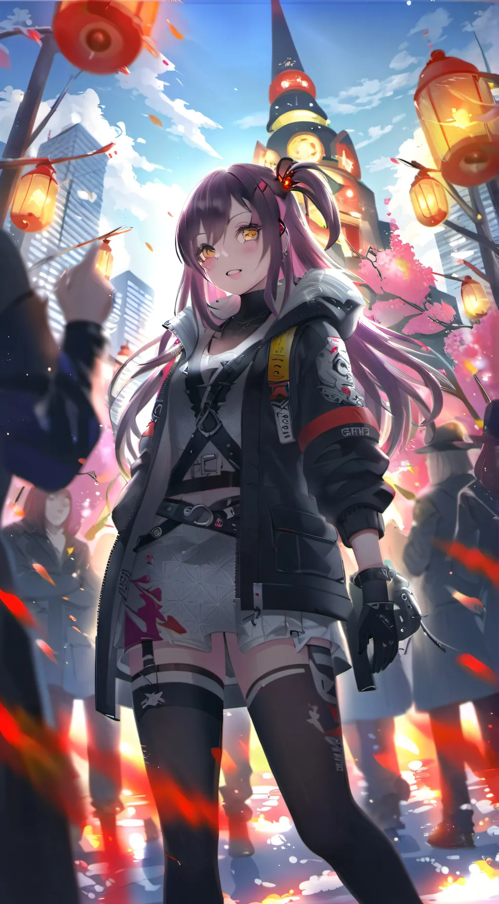 ai character: Sakura background
