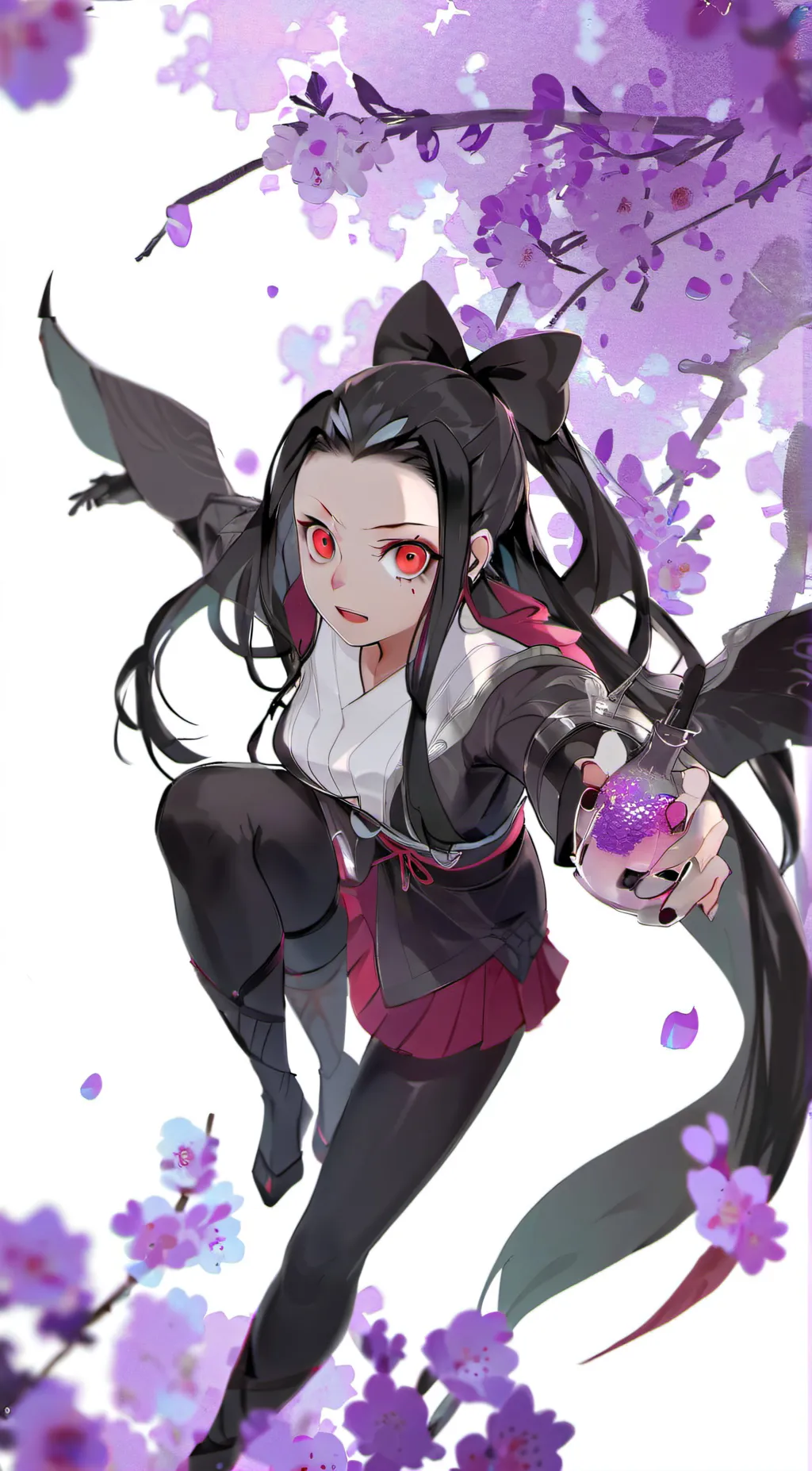 ai character: Nezuko chan background
