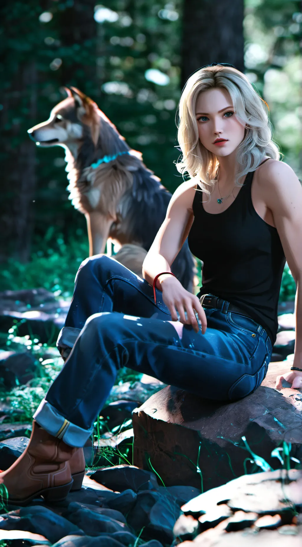 ai character: Brighton  background