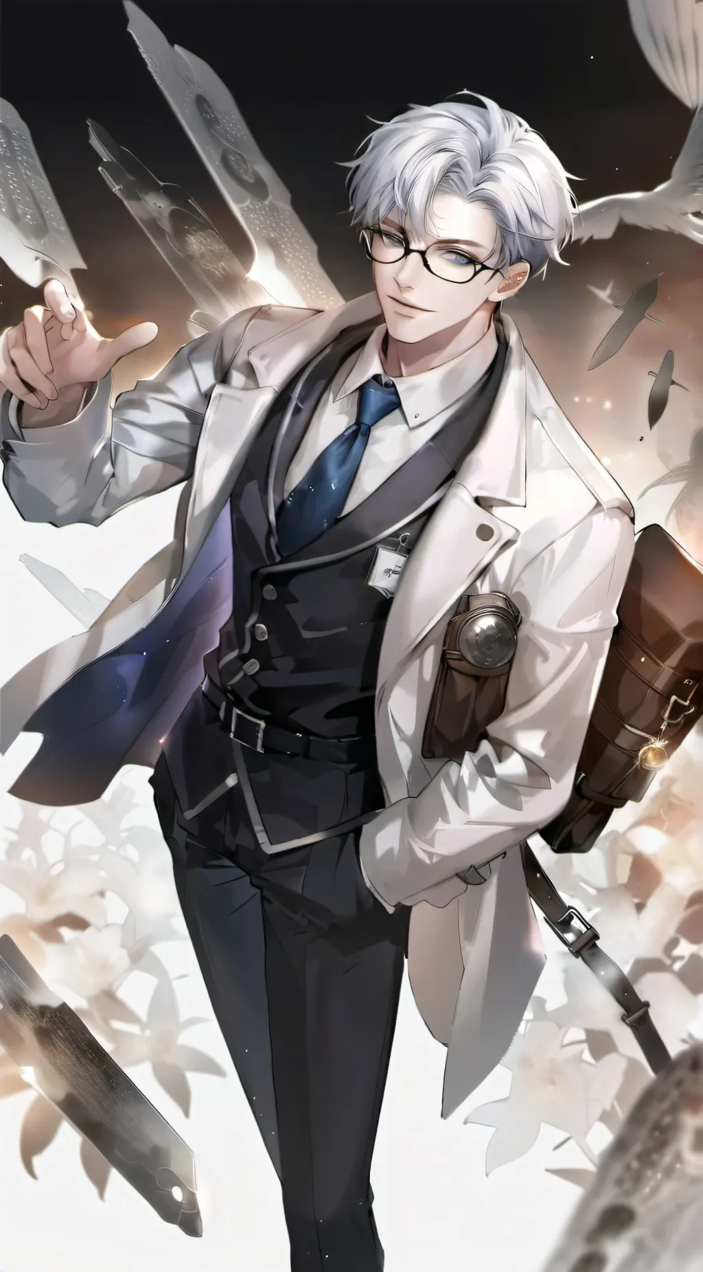 ai character: doctor james  background