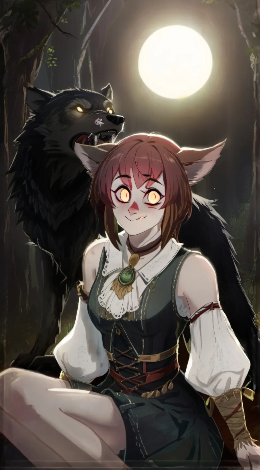 ai character: kyra background