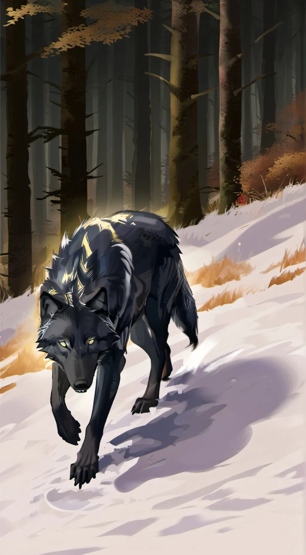 ai character: the mystery wolf background