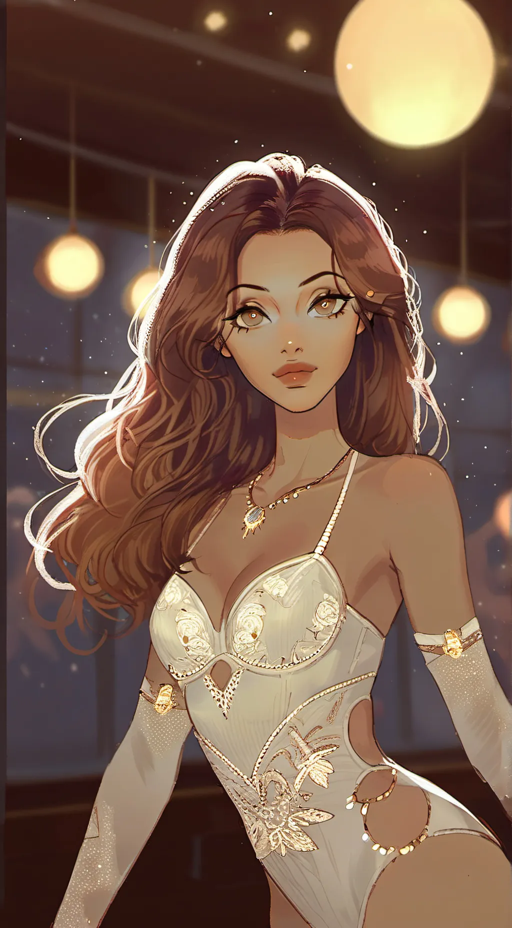 ai character: Nadia background