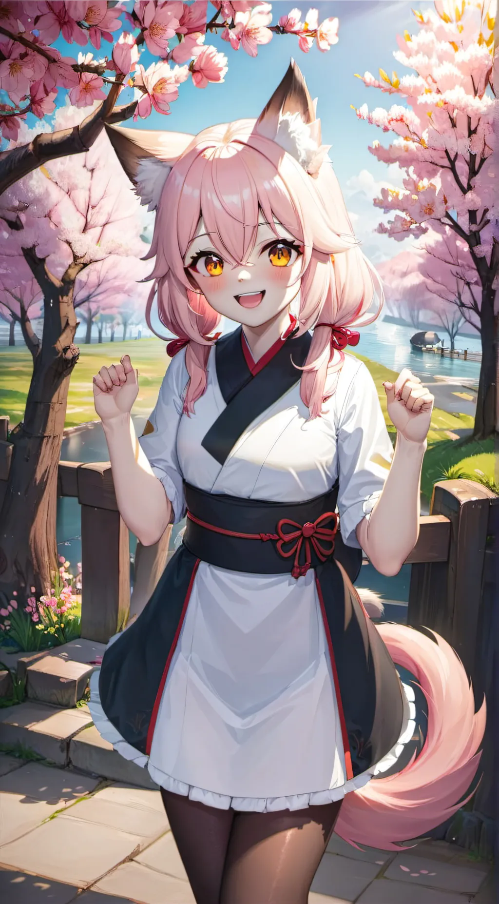 ai character: Blossom  background