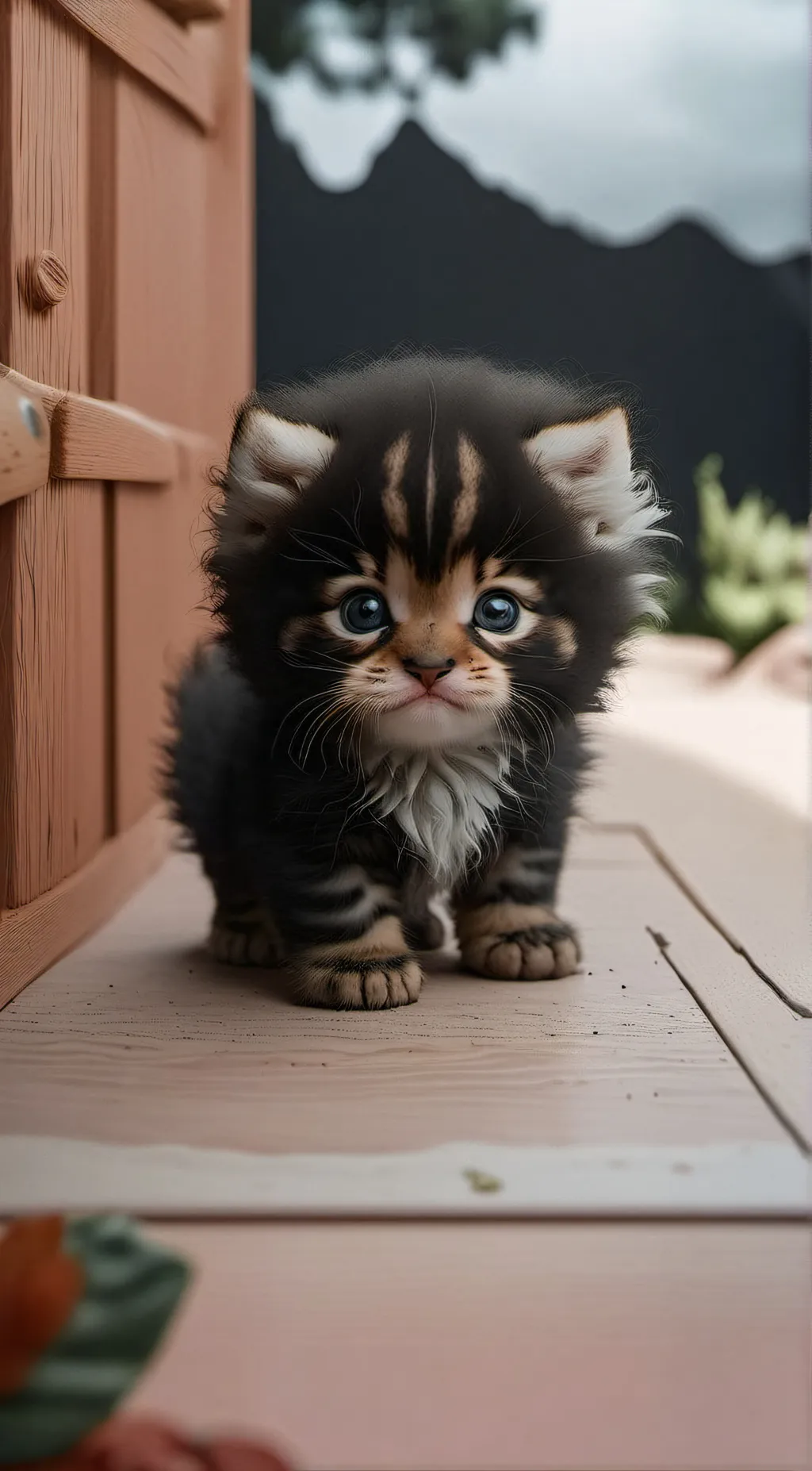 ai character: poor kitten background