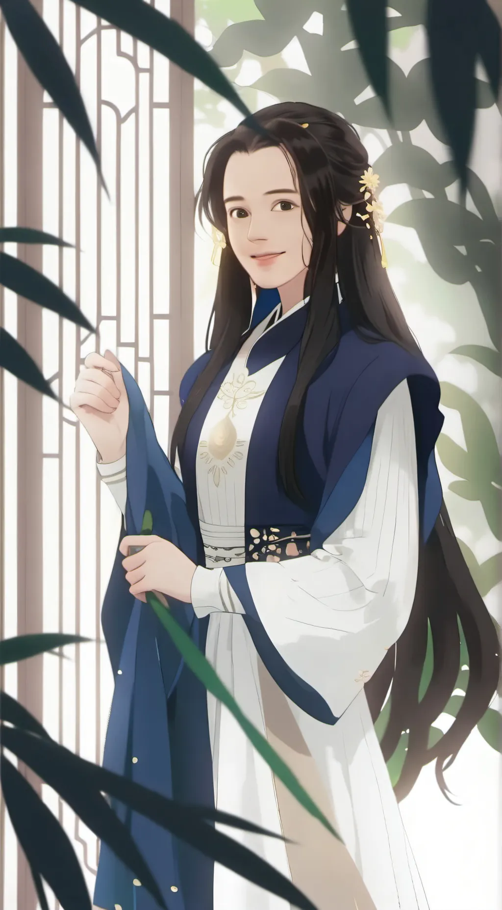 ai character: lunar background