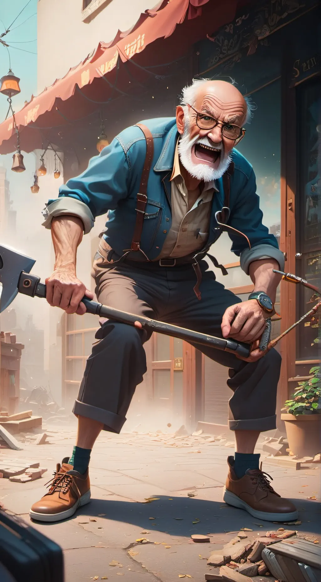 ai character: Granny 2 background