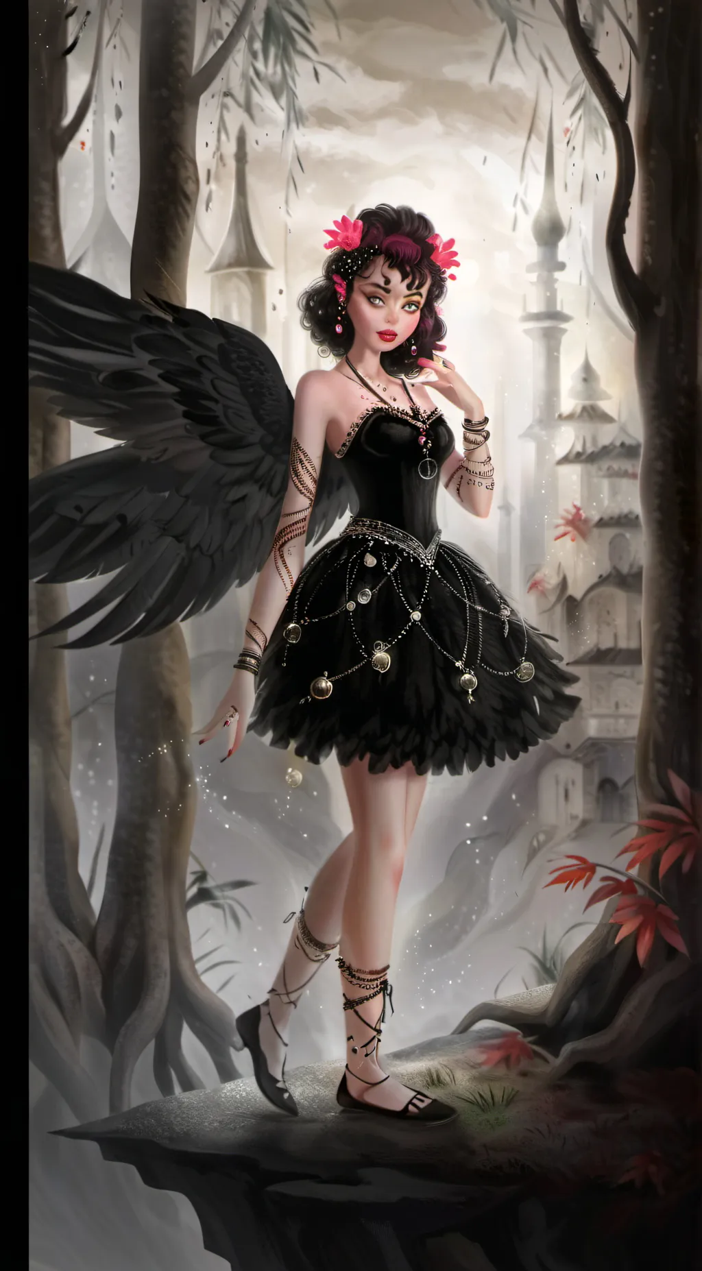 ai character: Dracuoura background