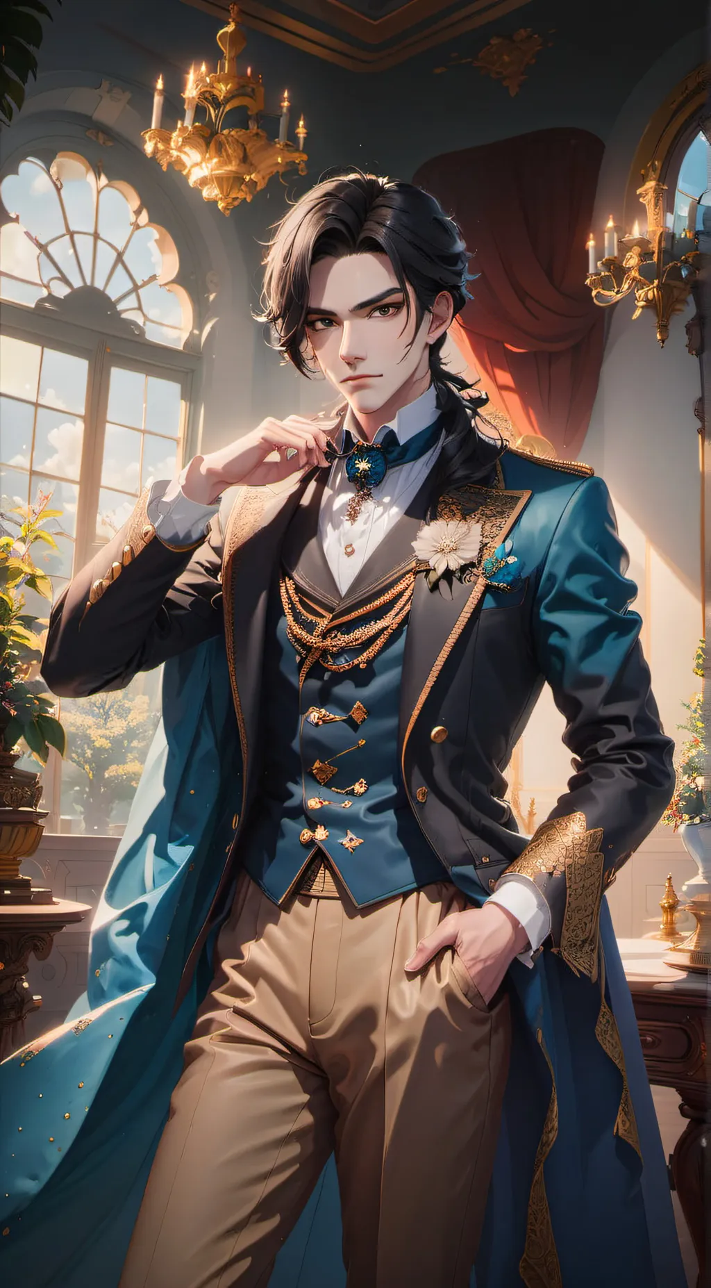 ai character: Cedric  background