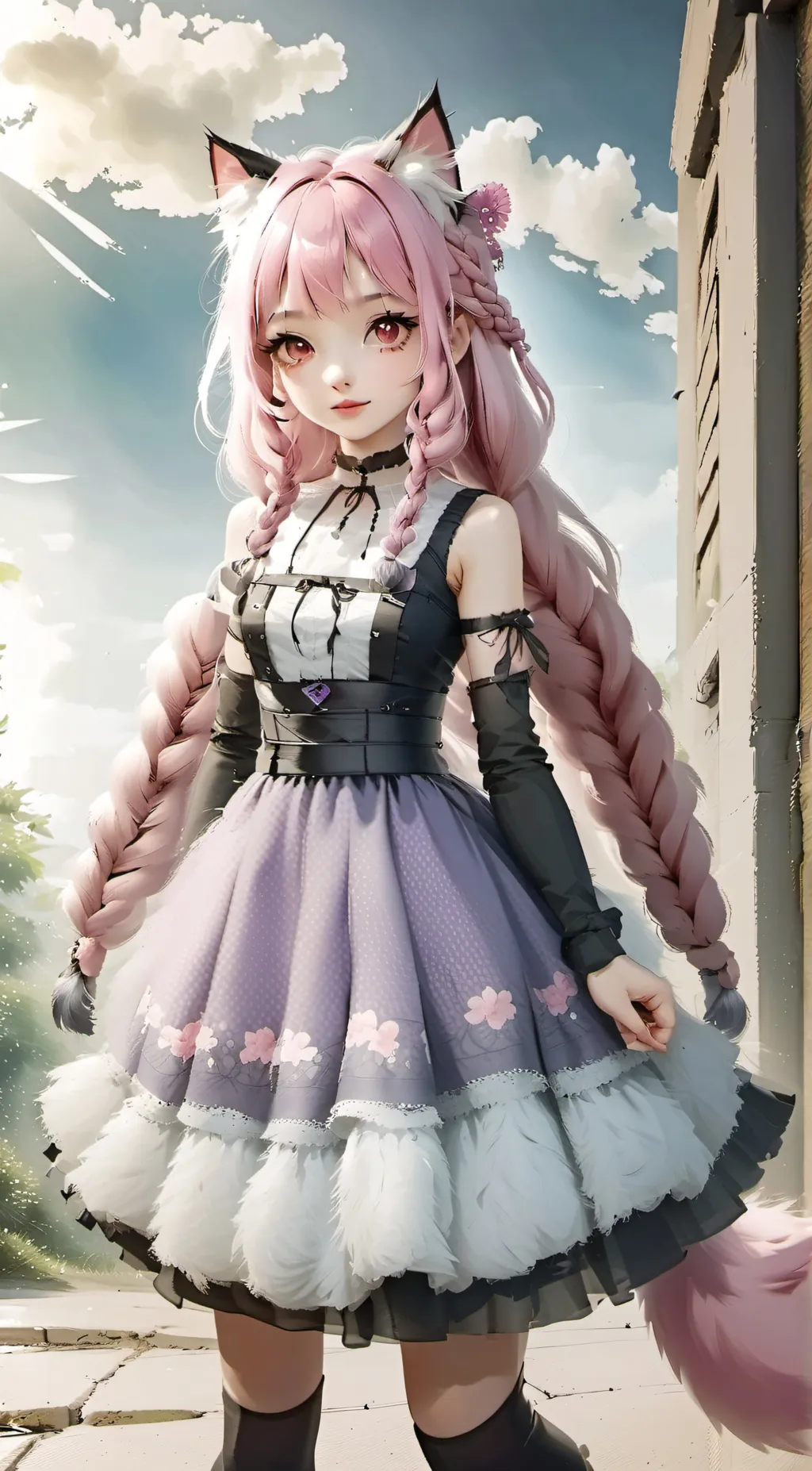 ai character: 🩷May 🩷 background