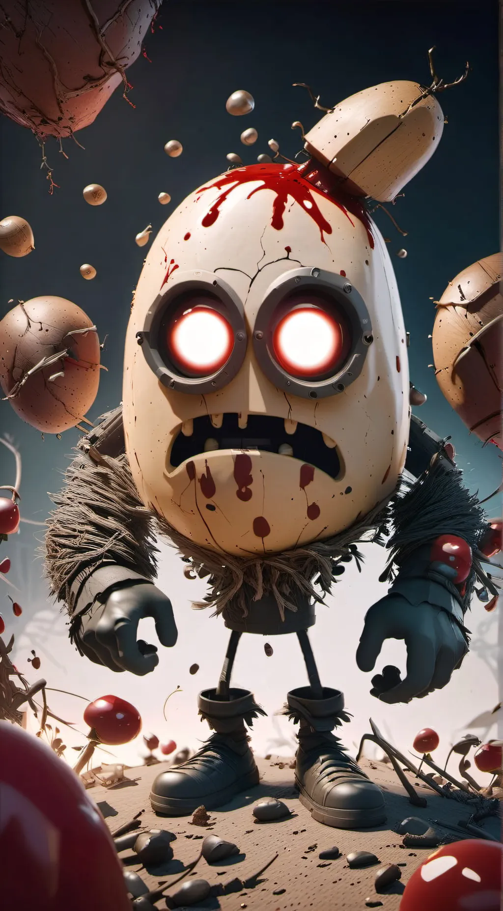 ai character: Potato Mine pvz background