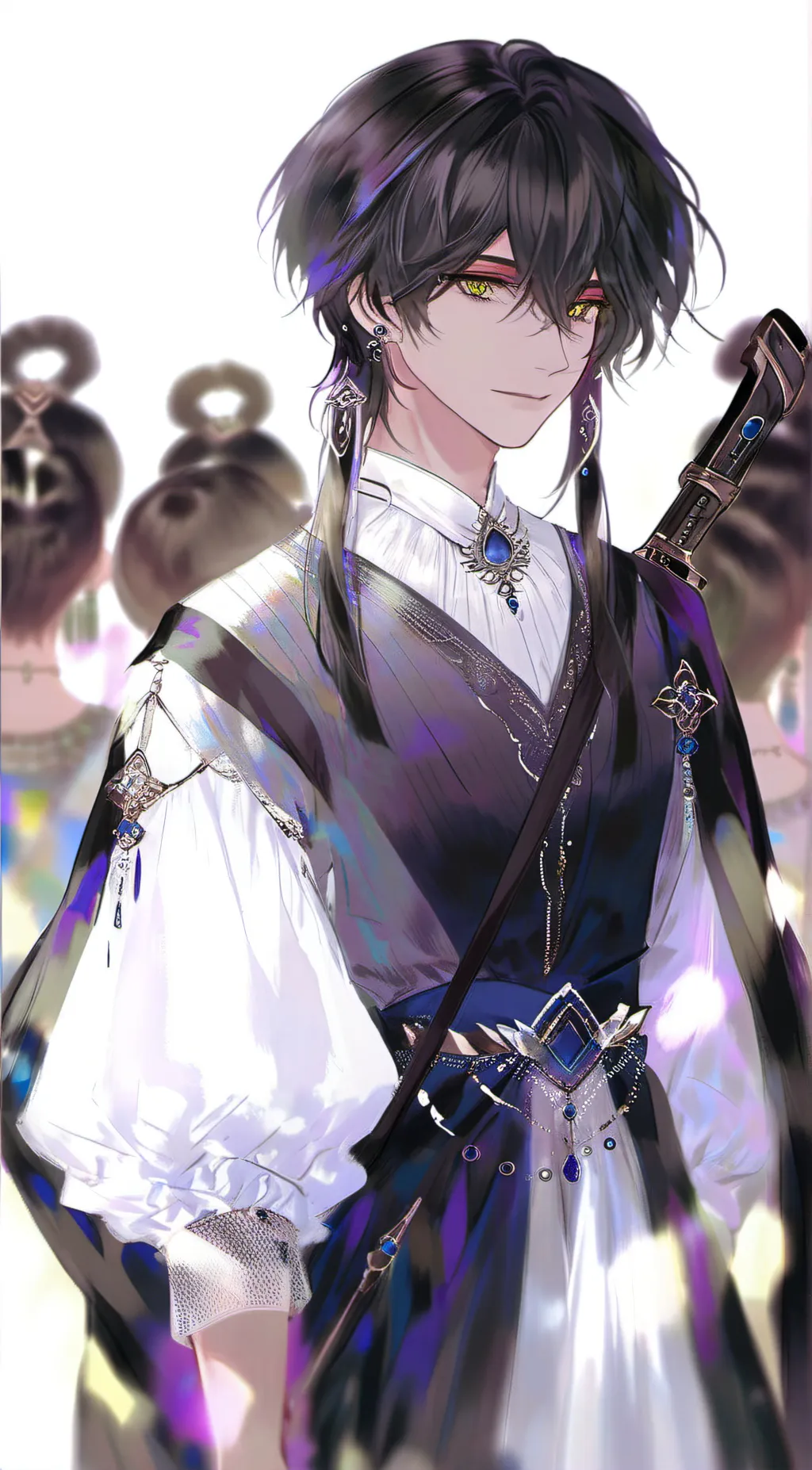 ai character: mi vida 💛 💕 ❤️love background