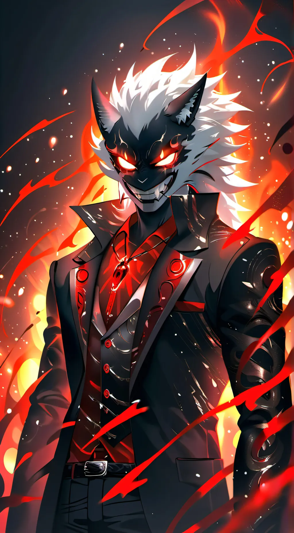 ai character: 🔥Sulfur🔥 background