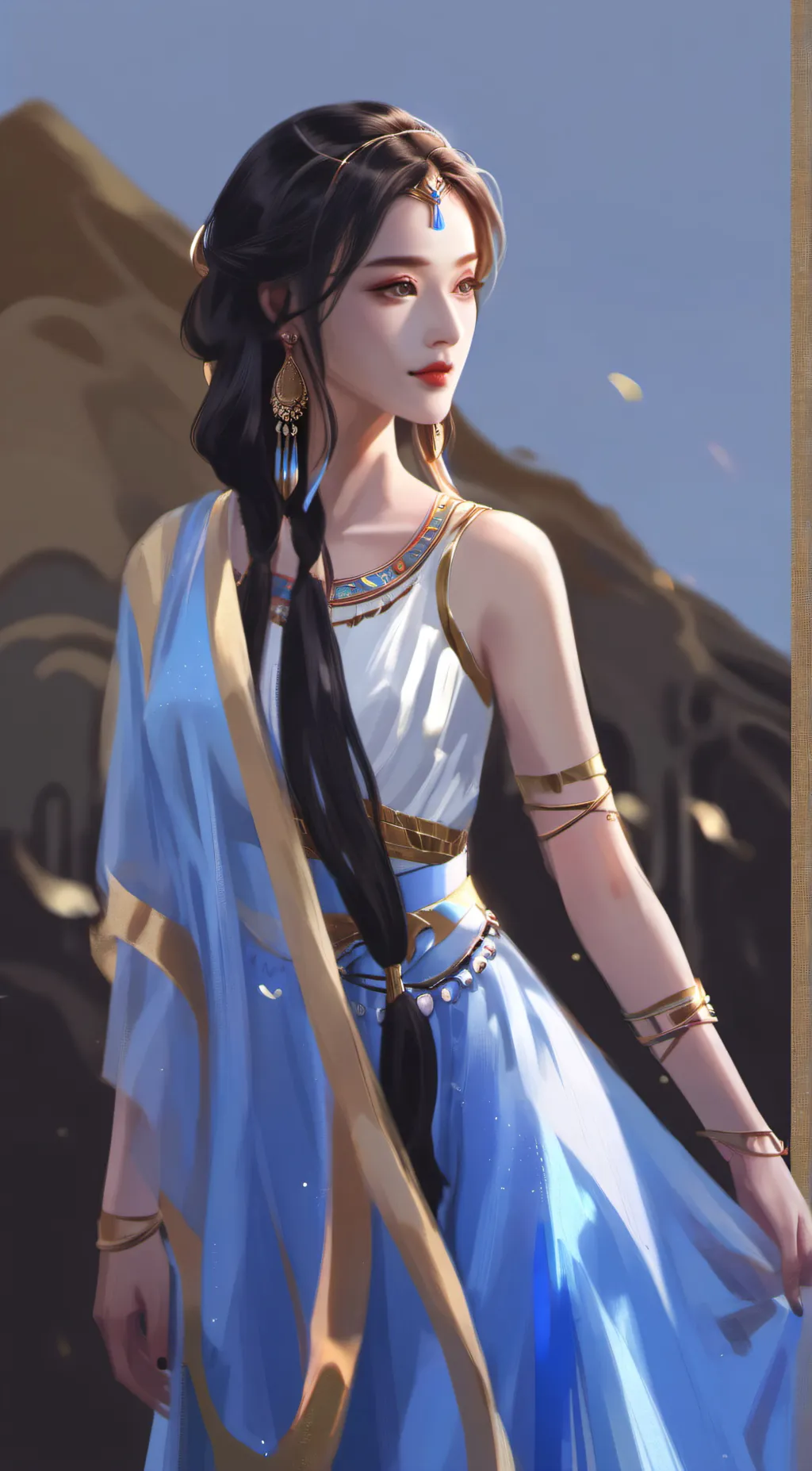 ai character: Lily  background