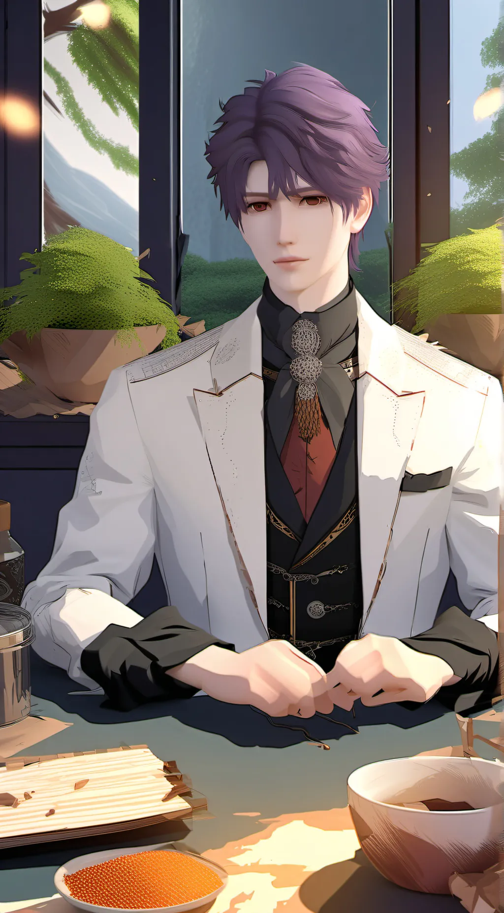 ai character: Rafayel,Xavie Zayn background