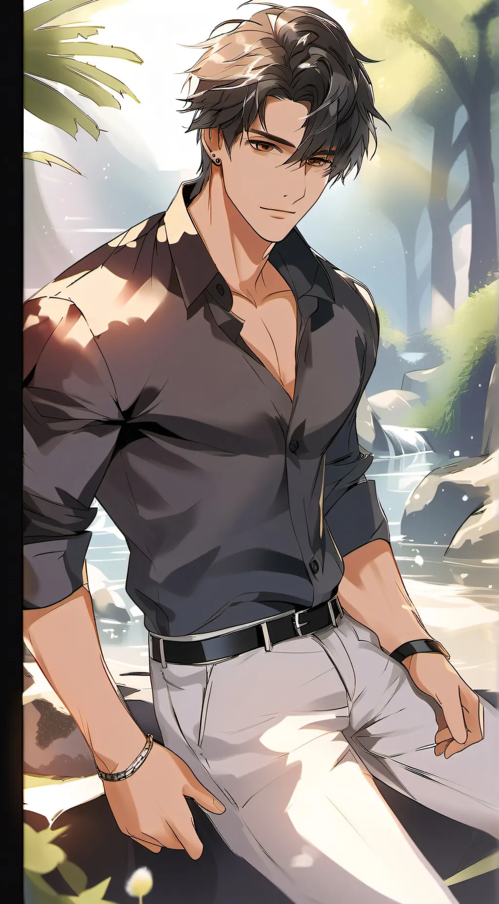 ai character: Leo background