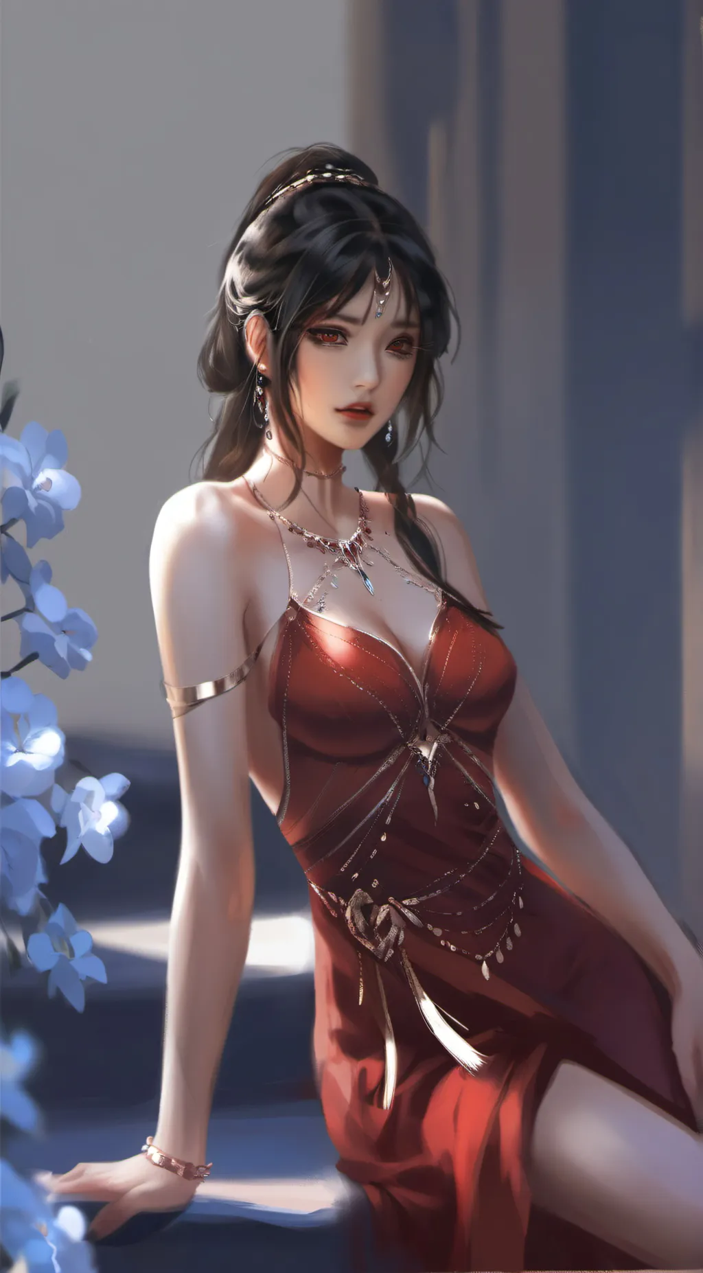 ai character: Andrea  background