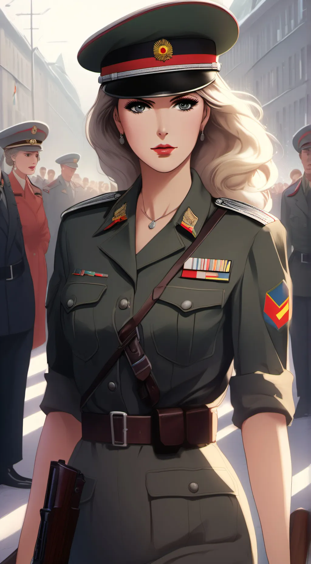 ai character: Marie  background