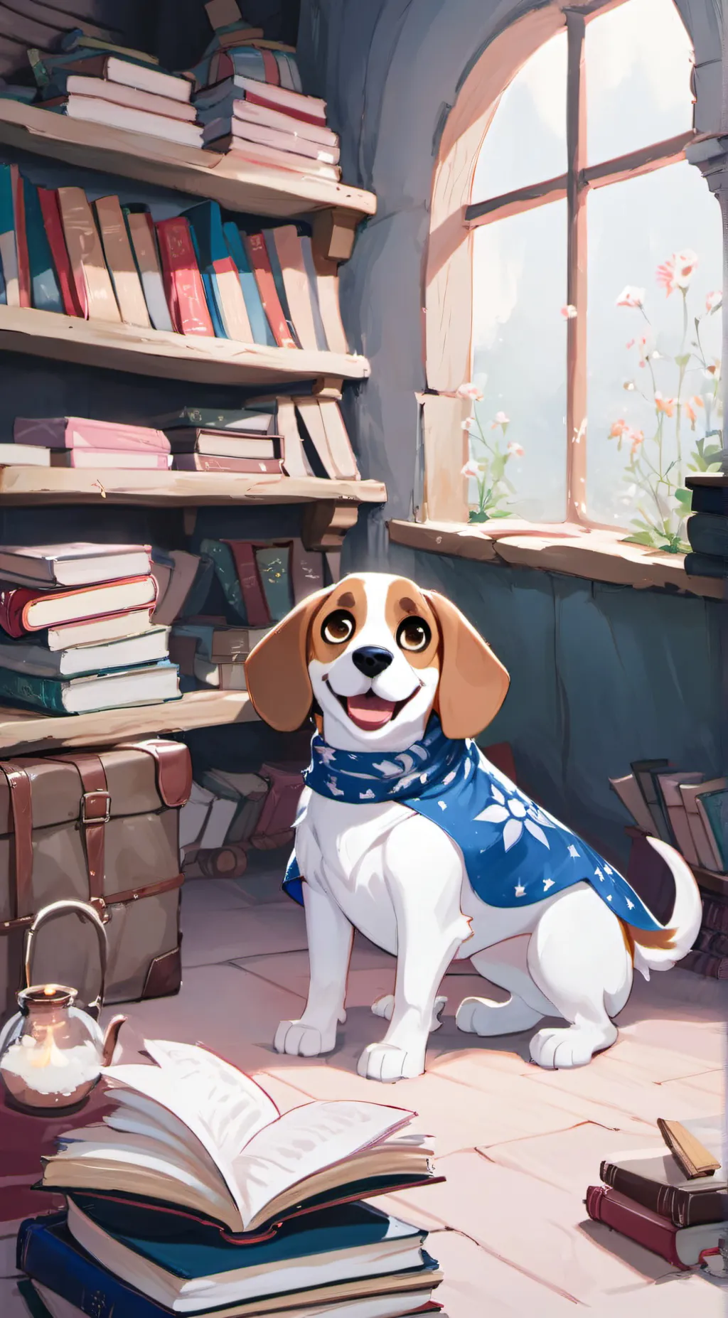 ai character: Saturn background