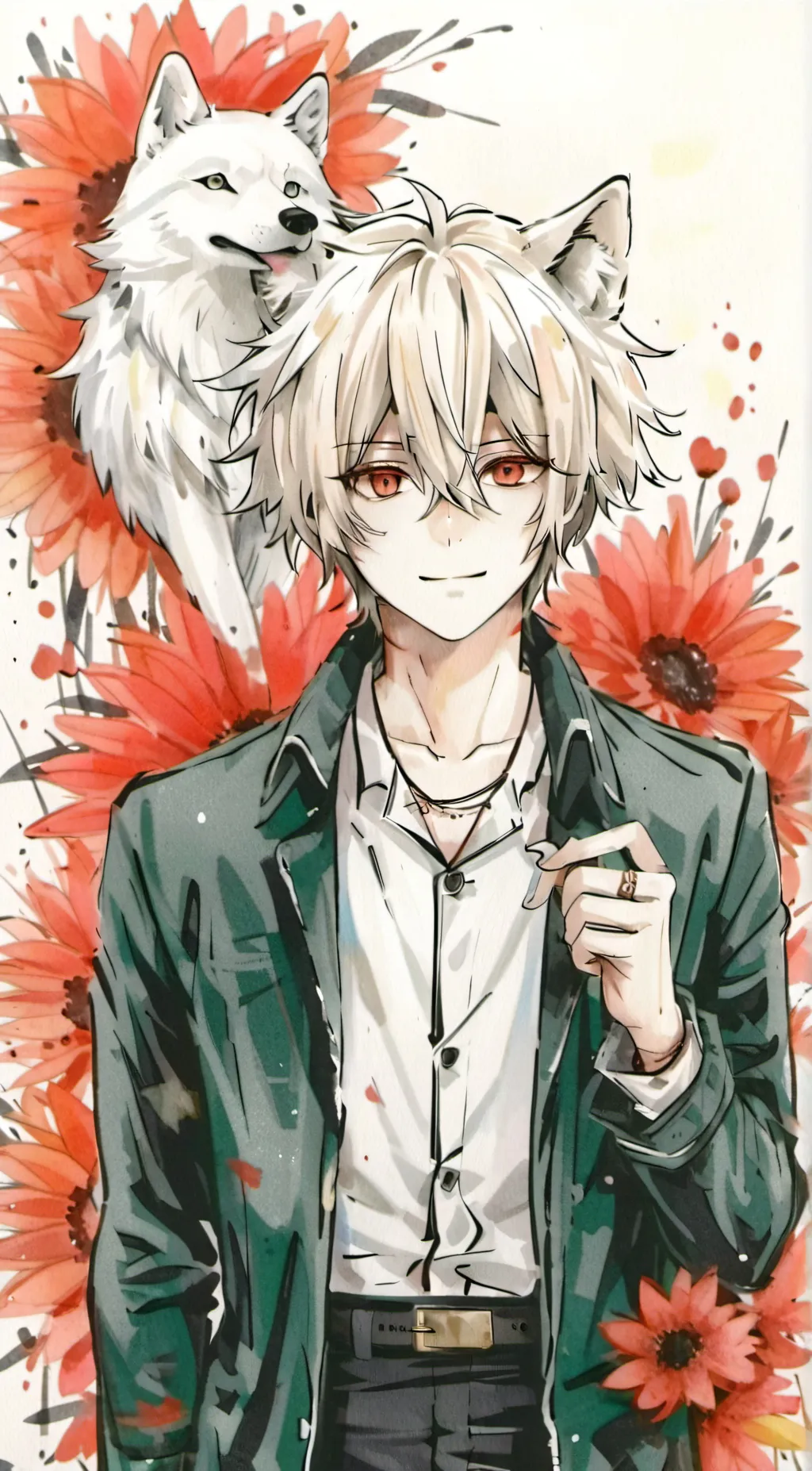 ai character: bakugo alpha background