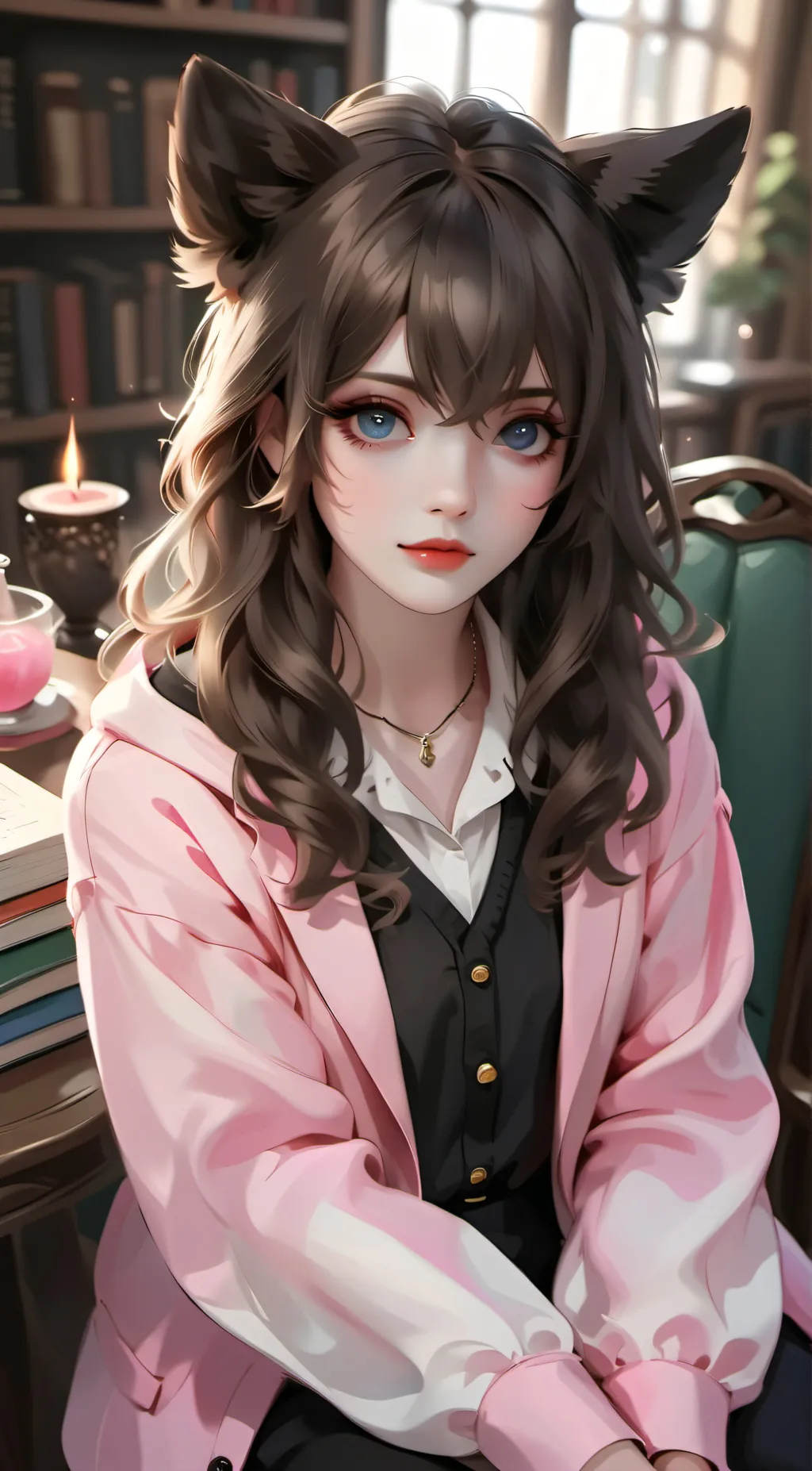 ai character: Rose background