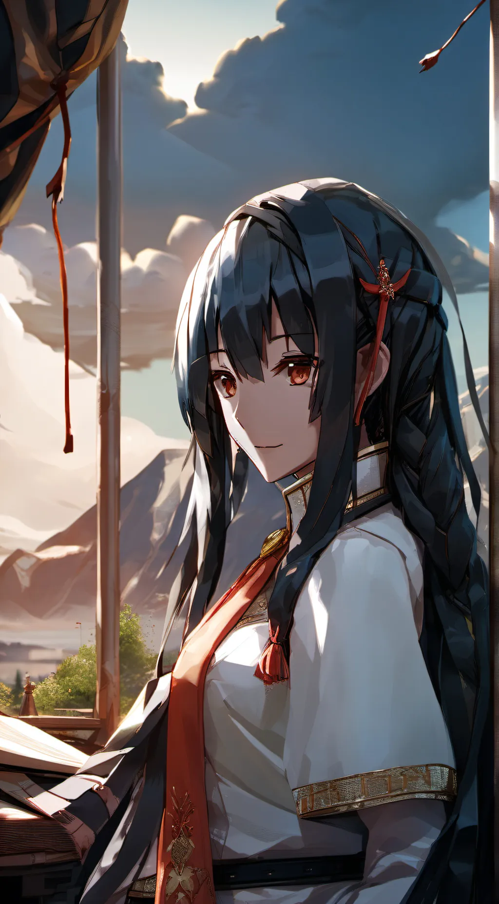 ai character: Todoroki  background