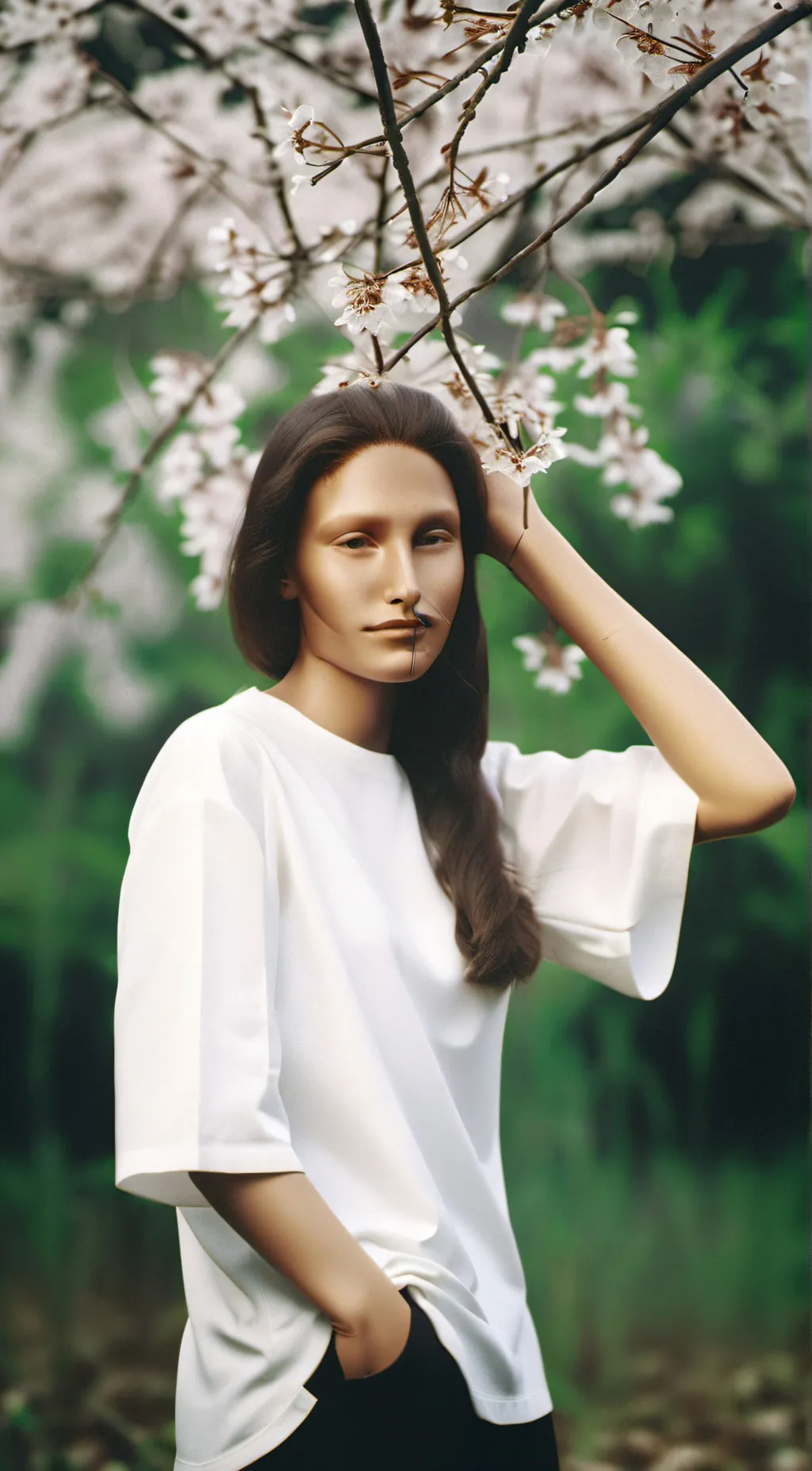 ai character: mona lisa background