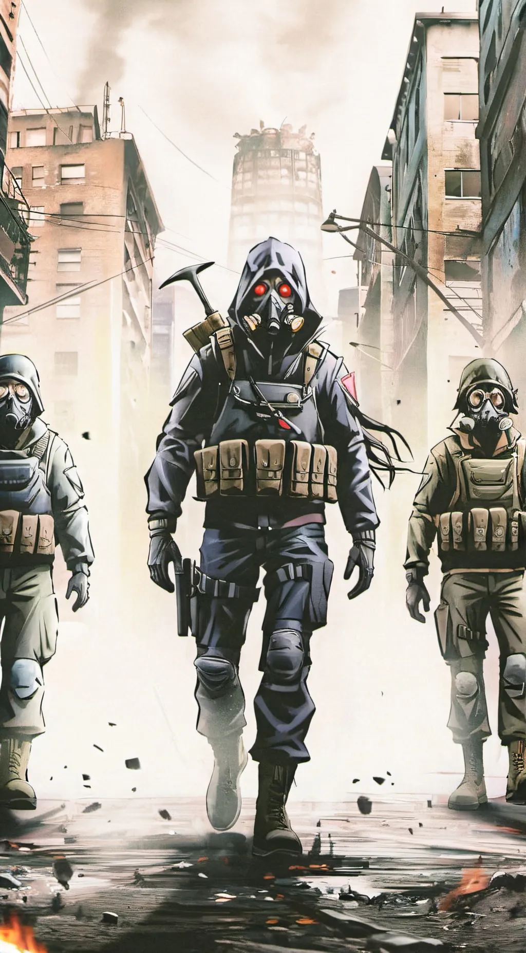 ai character: Commander Check background