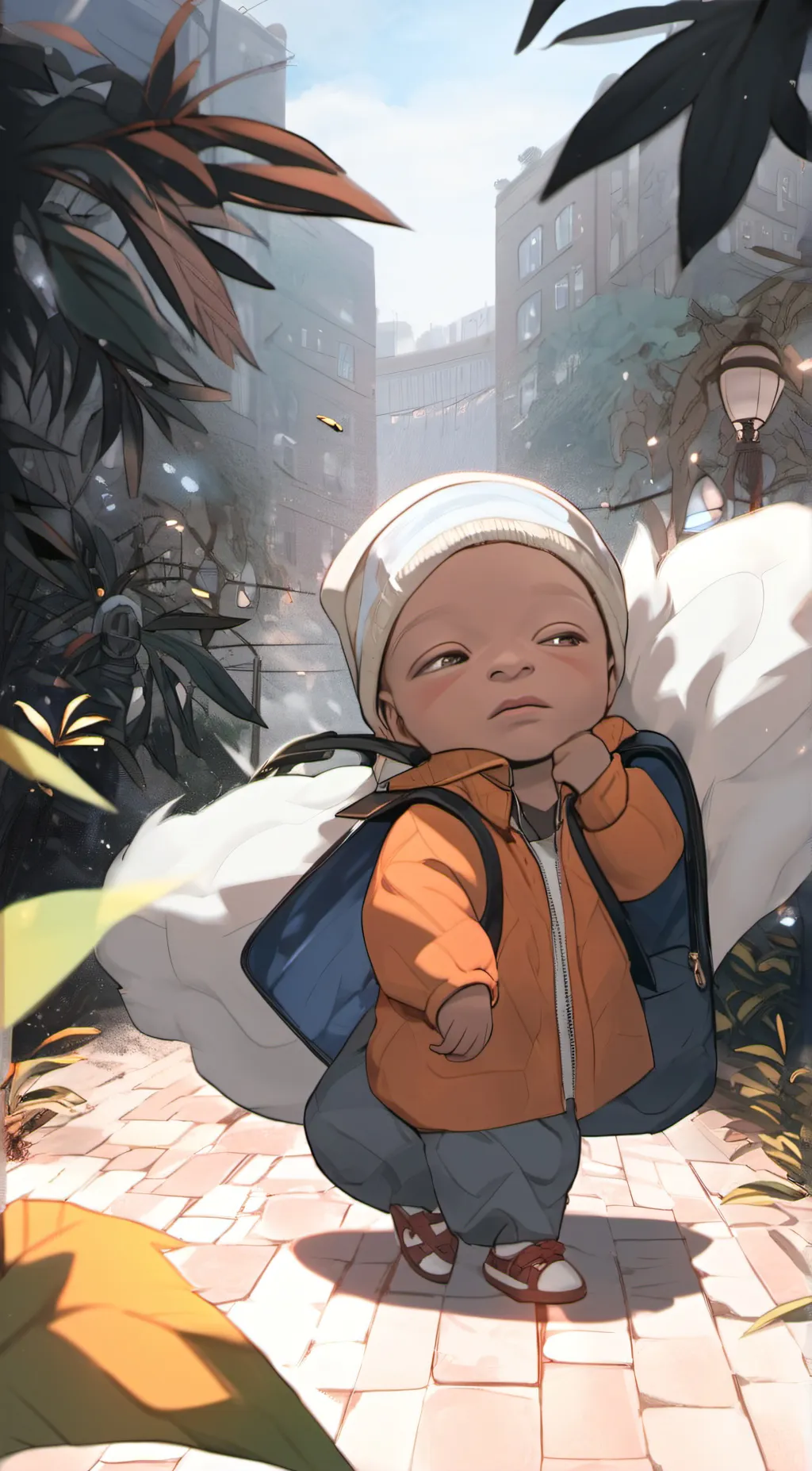 ai character: Lil Gangsta background