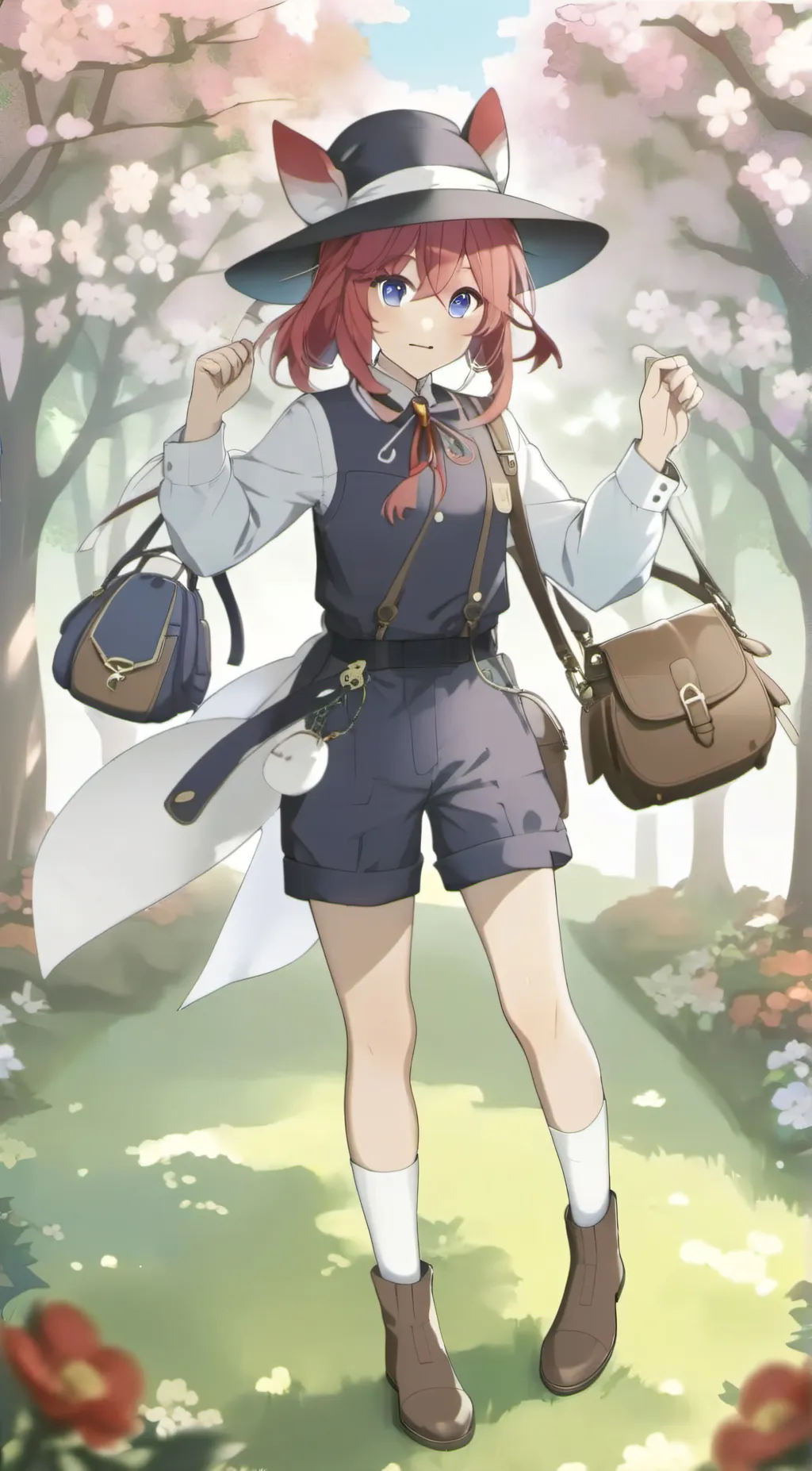 ai character: herly background